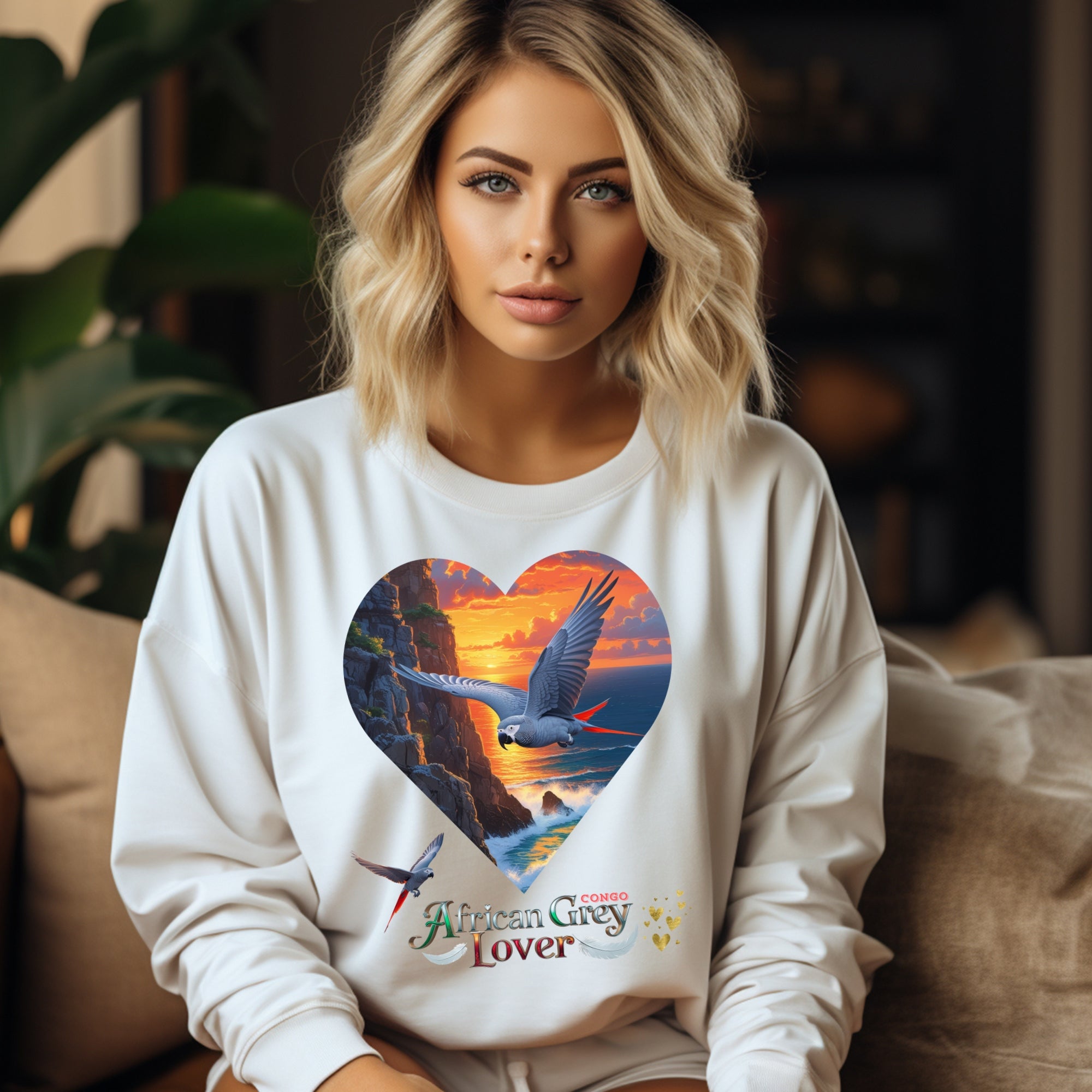 African Grey Sweatshirt