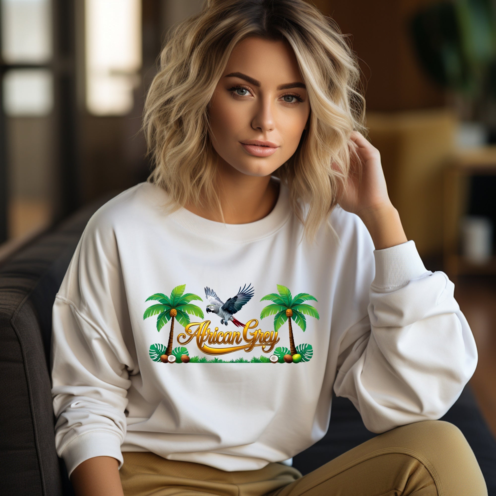 African Grey Sweatshirt
