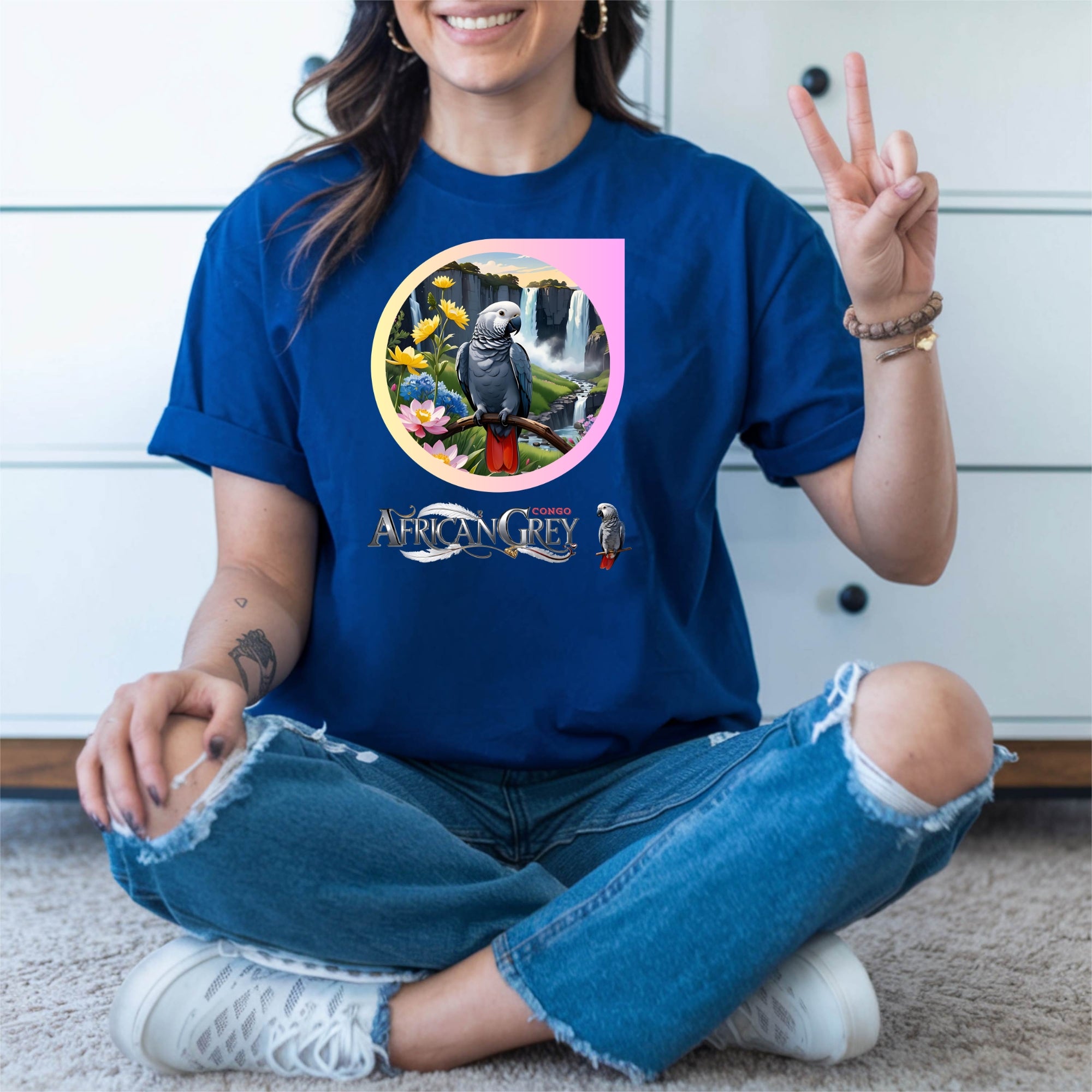 African Grey Congo T-Shirt