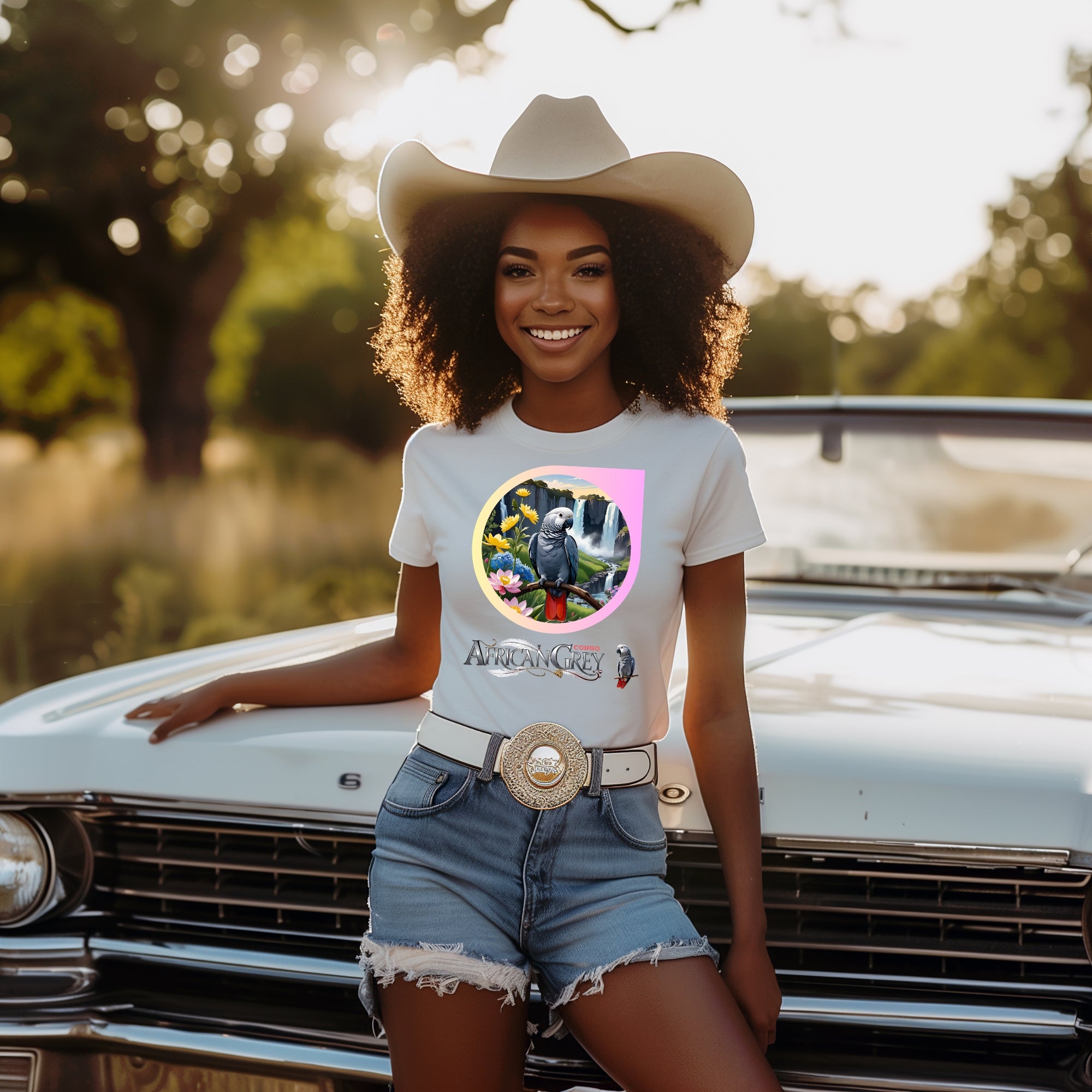 African Grey Congo T-Shirt