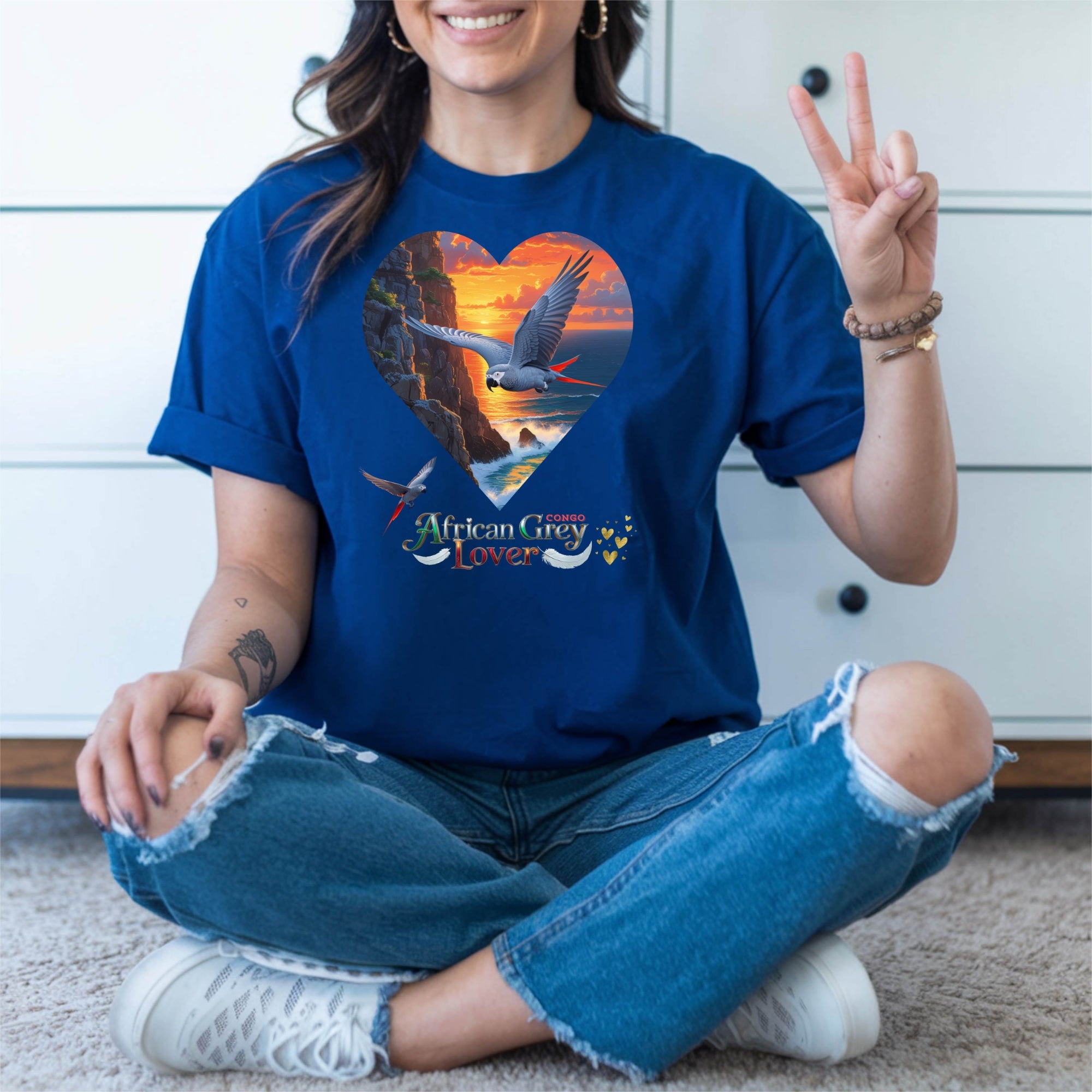 African Grey Congo Lover T-Shirt