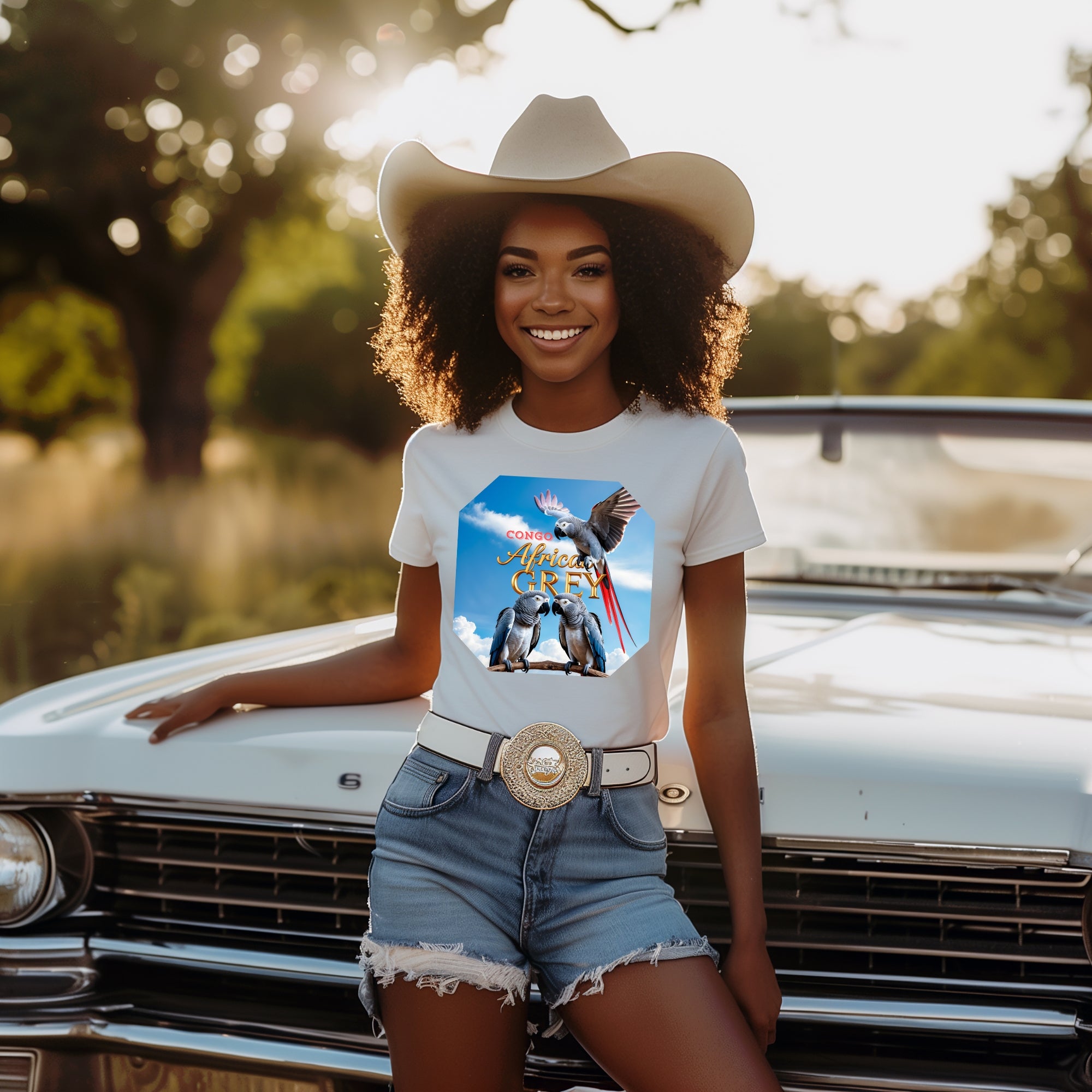 African Grey Congo T-Shirt