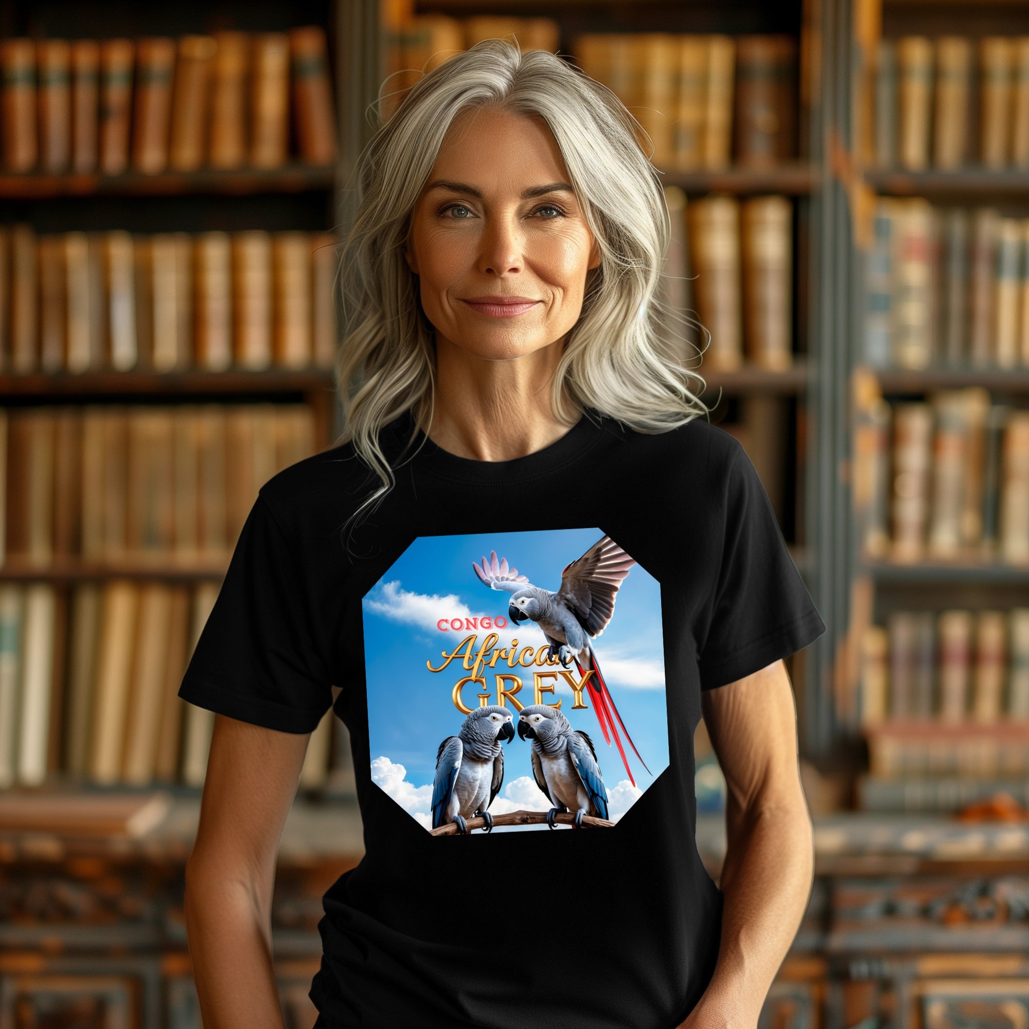 African Grey Congo T-Shirt