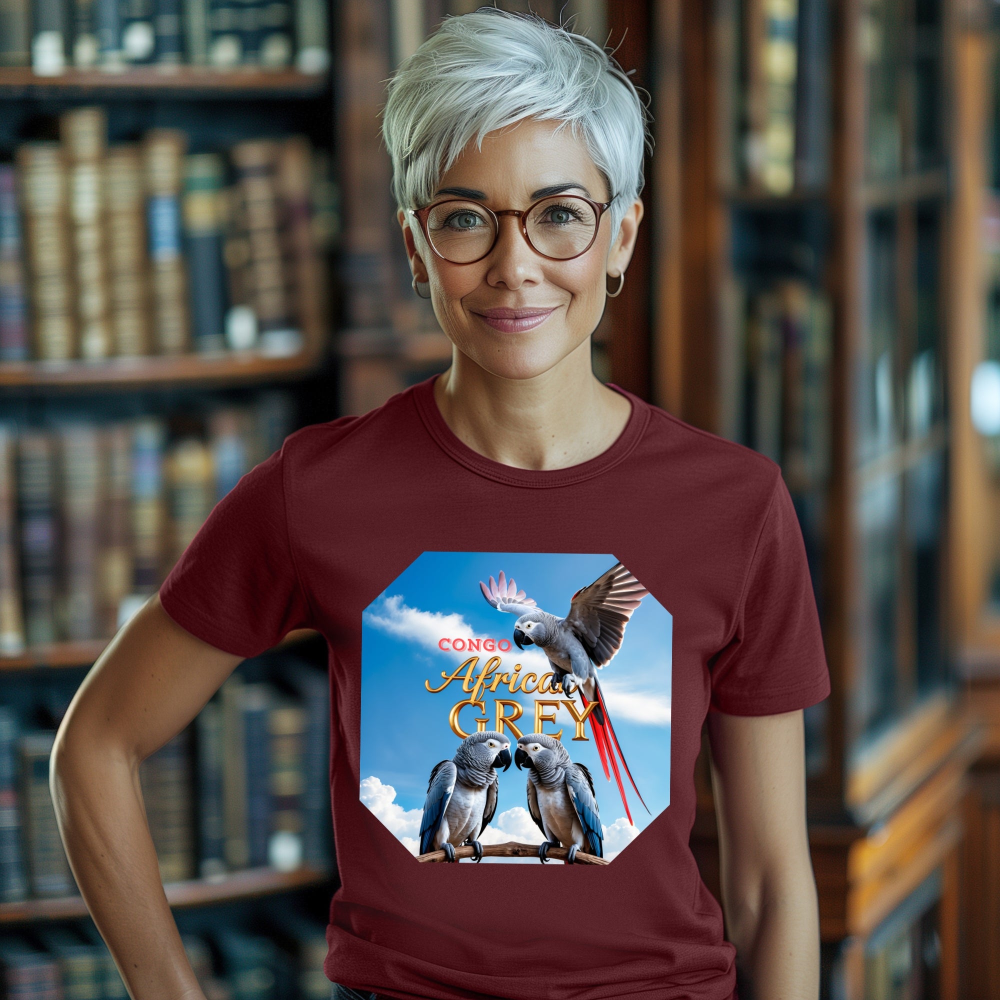 African Grey Congo T-Shirt