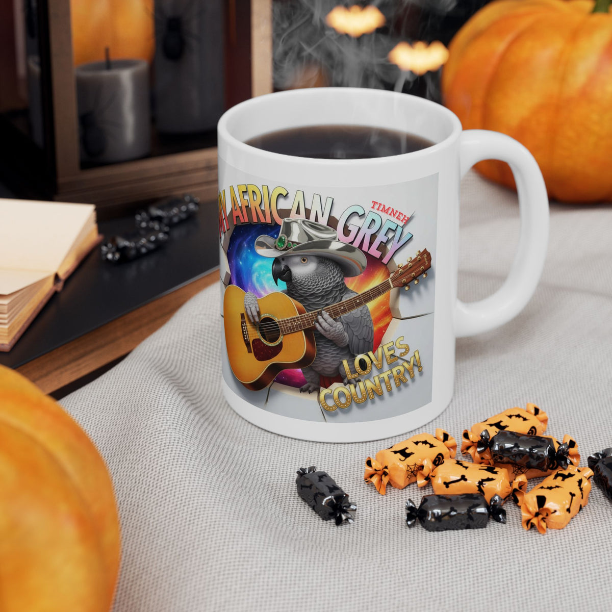 My Green Quaker Loves Country Mug