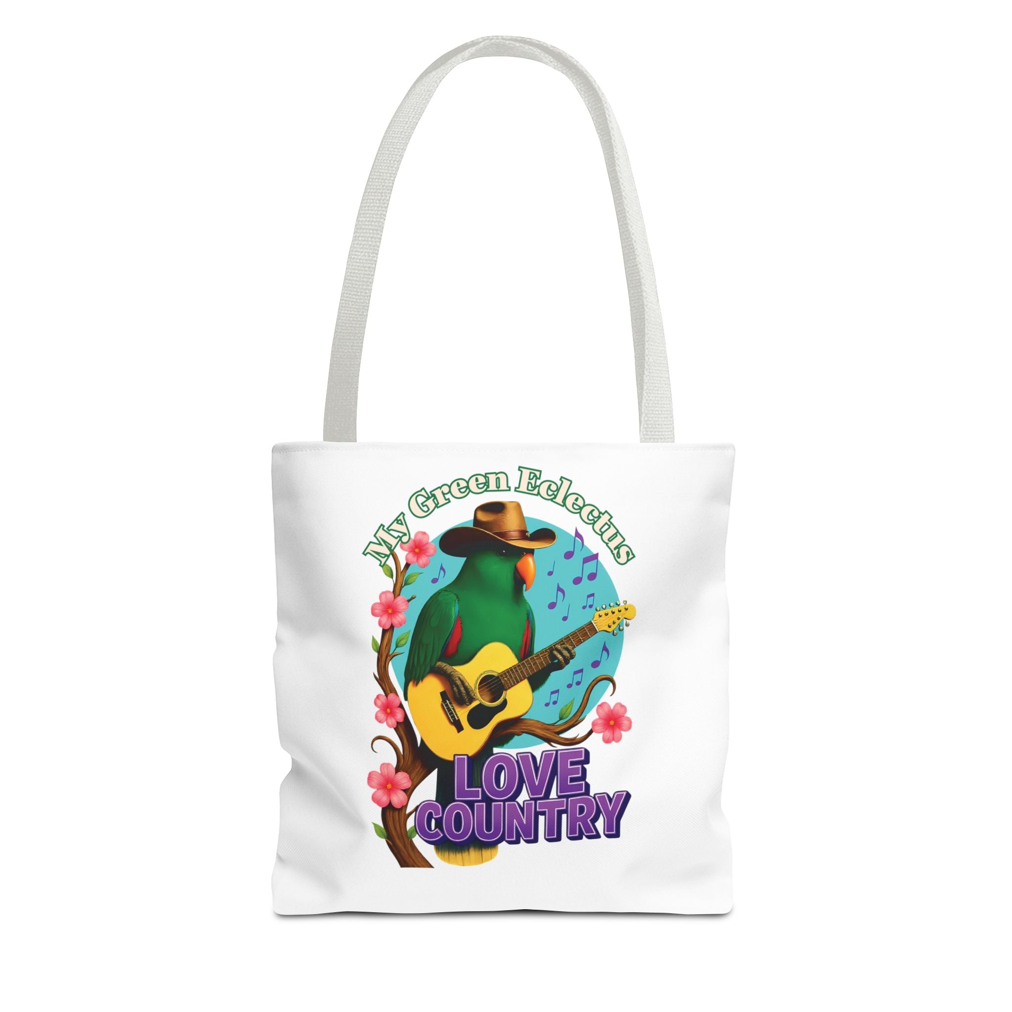 Green Eclectus Tote Bag