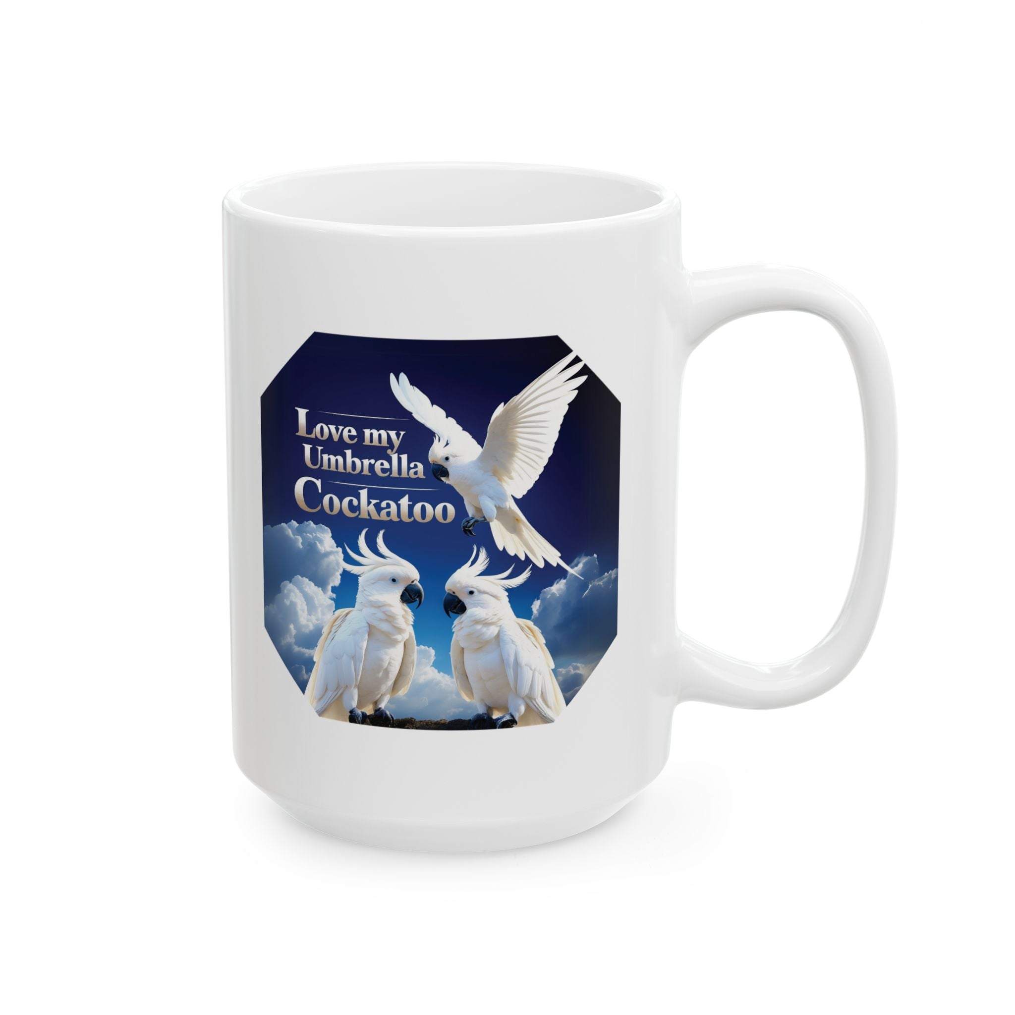 Love My Umbrella Cockatoo Mug