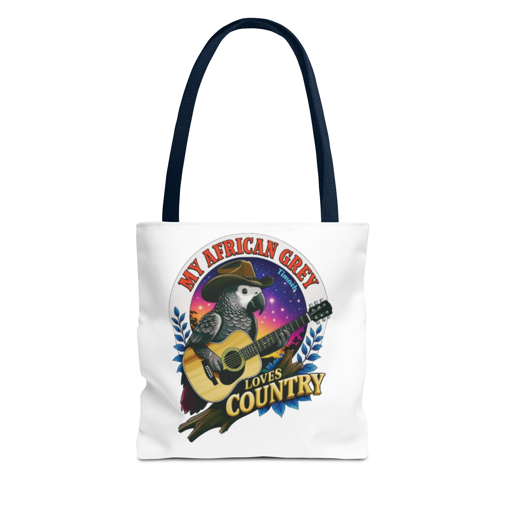 African Grey Timneh Loves Country Tote Bag