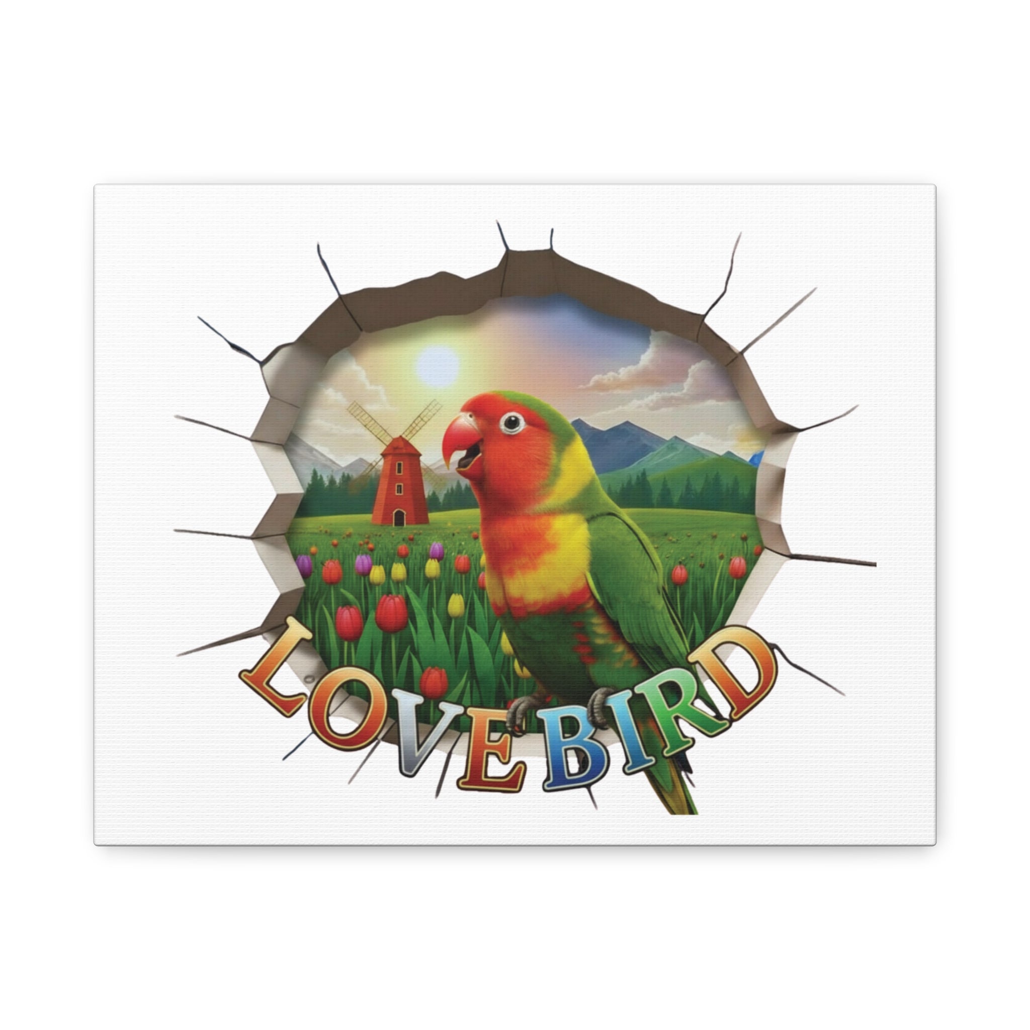Lovebird Breakthrough Wall-Hanging