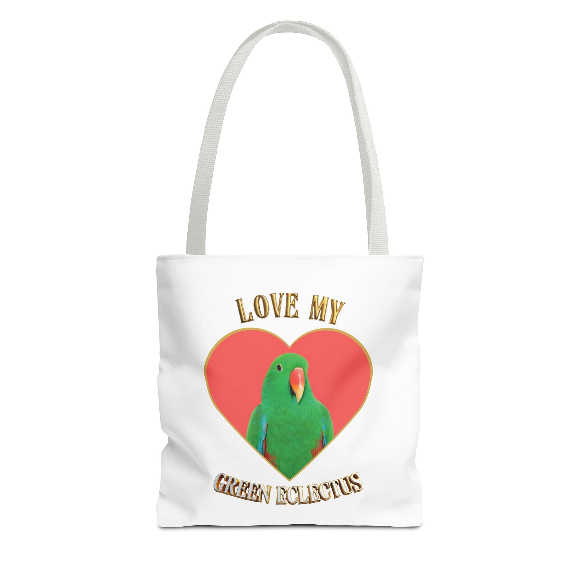 Green Eclectus Tote Bag
