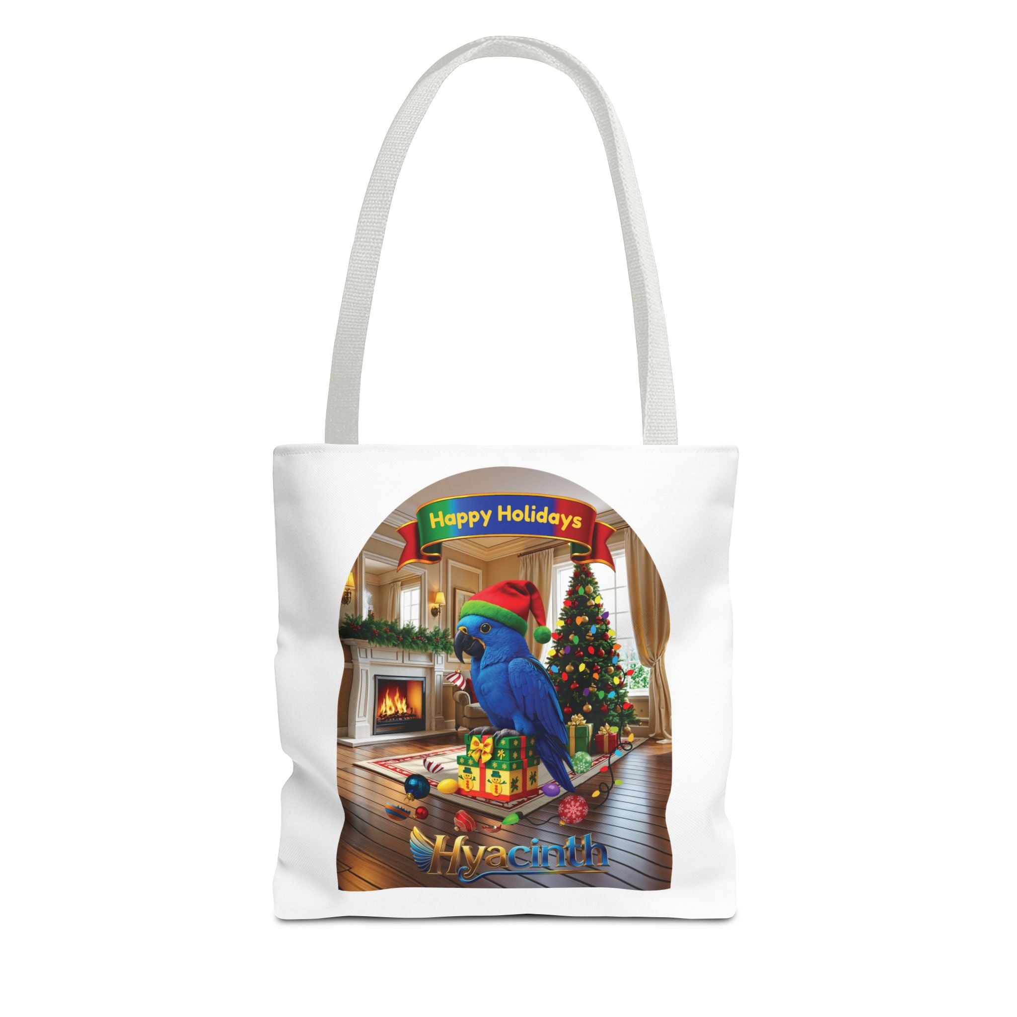 Happy Holidays Hyacinth Tote Bag