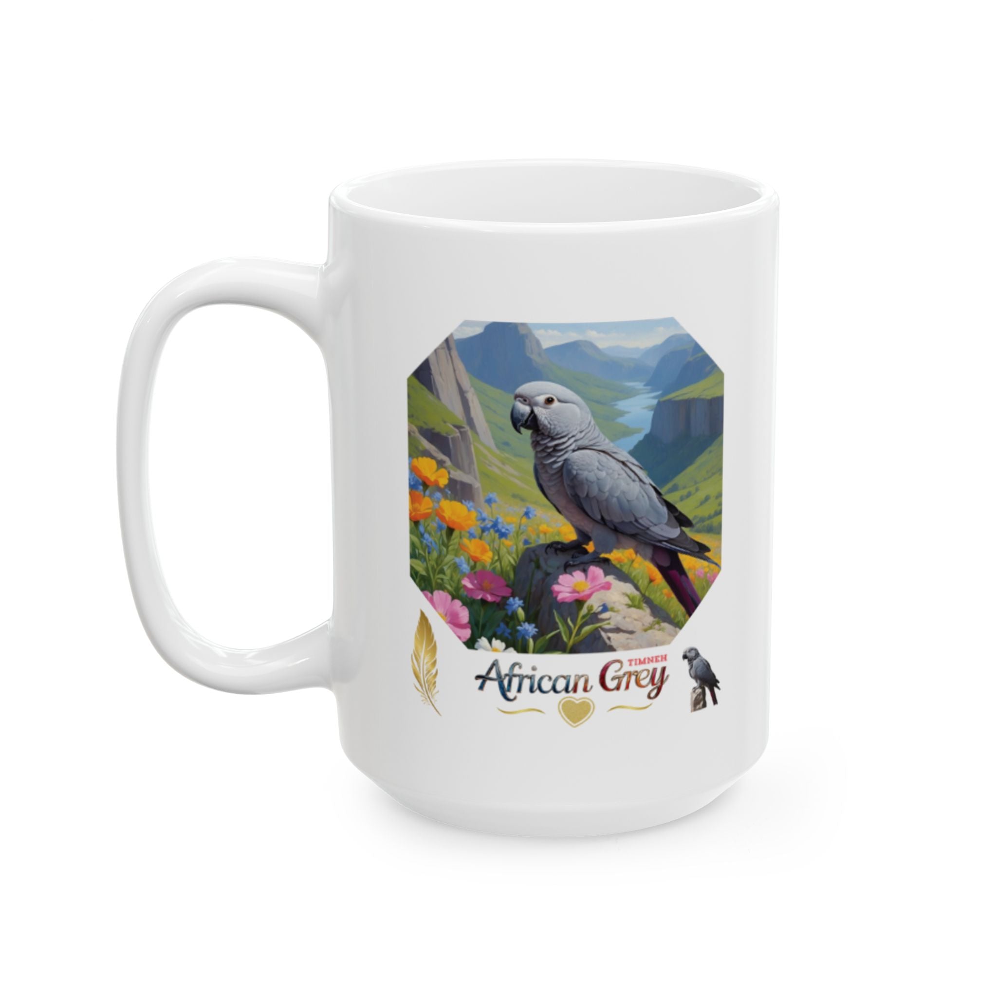 African Grey Timneh Valley Mug