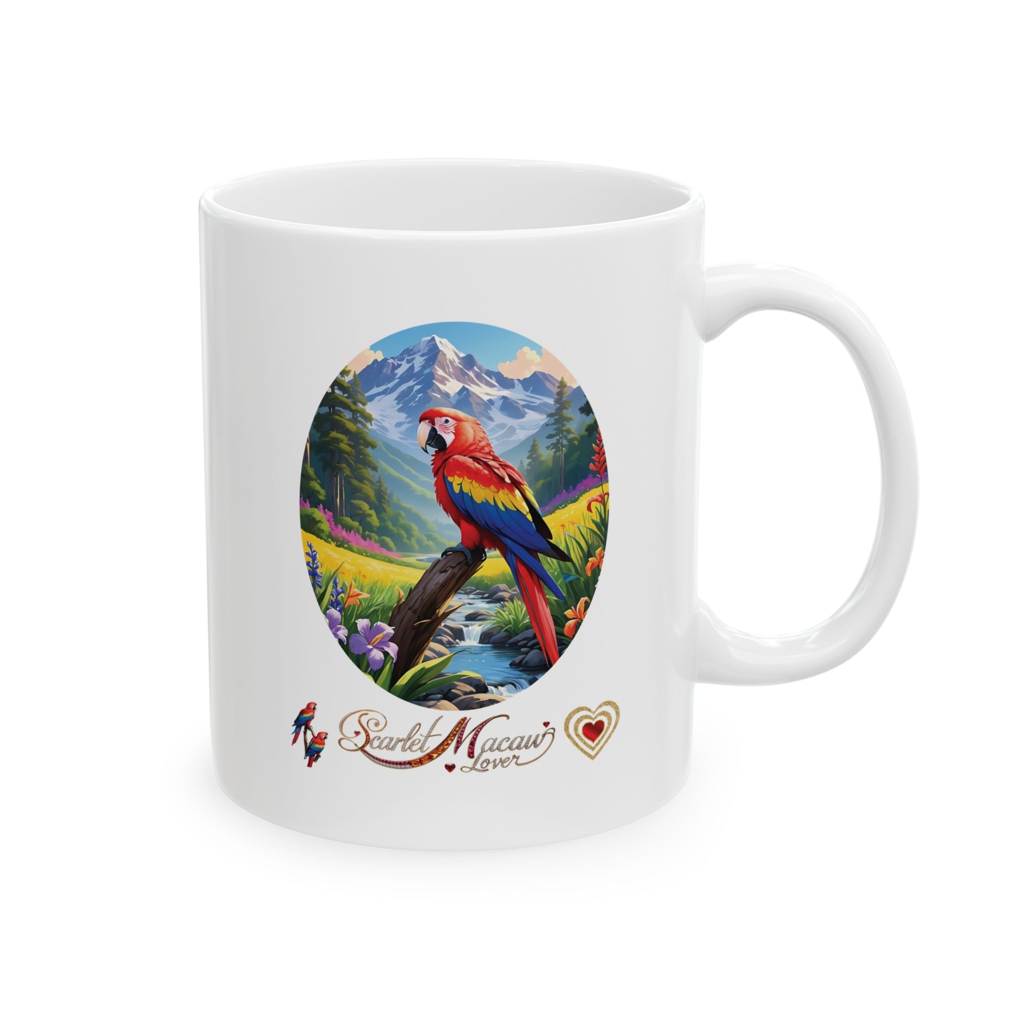 Nature Scarlet Macaw Lover Mug