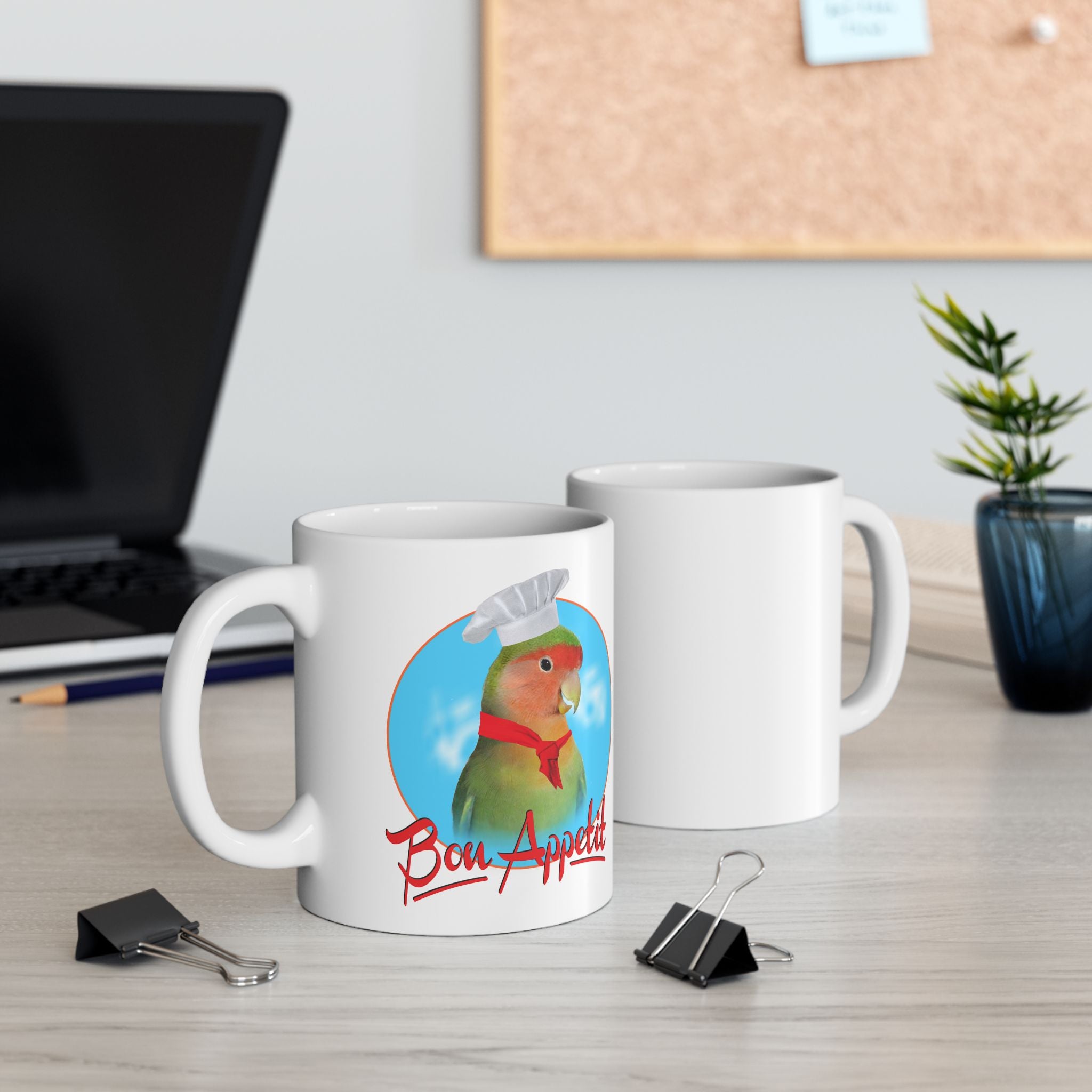 Bon Appetit Lovebird Mug