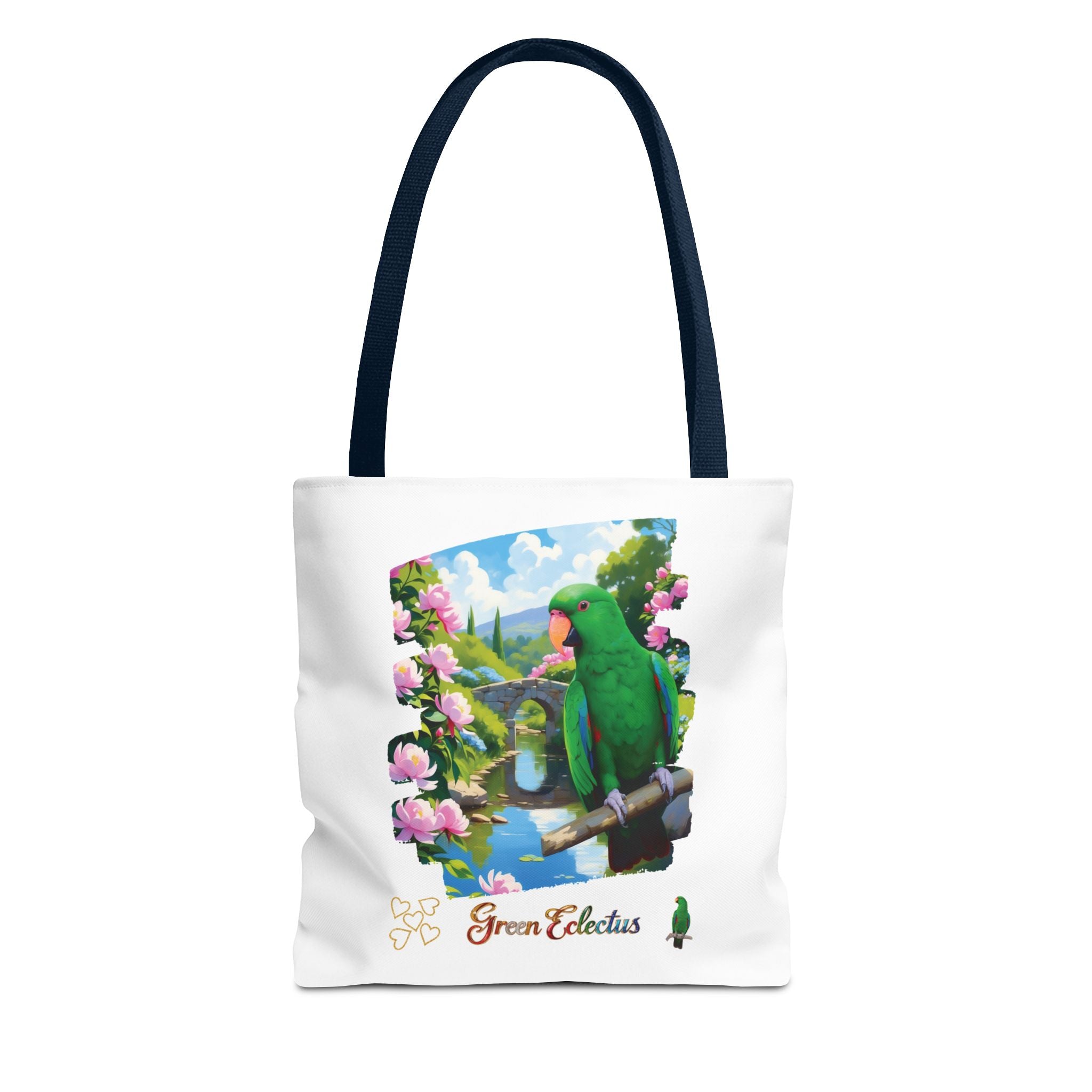 Green Eclectus Nature Scenic Tote Bag