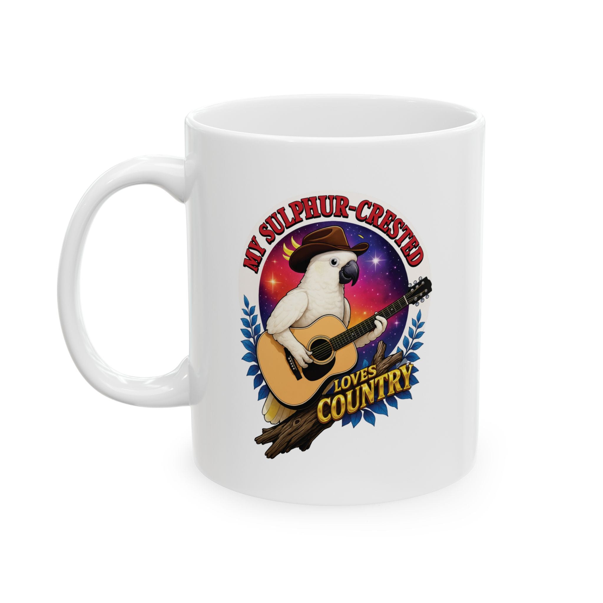 Sulphur-Crested Loves Country Mug