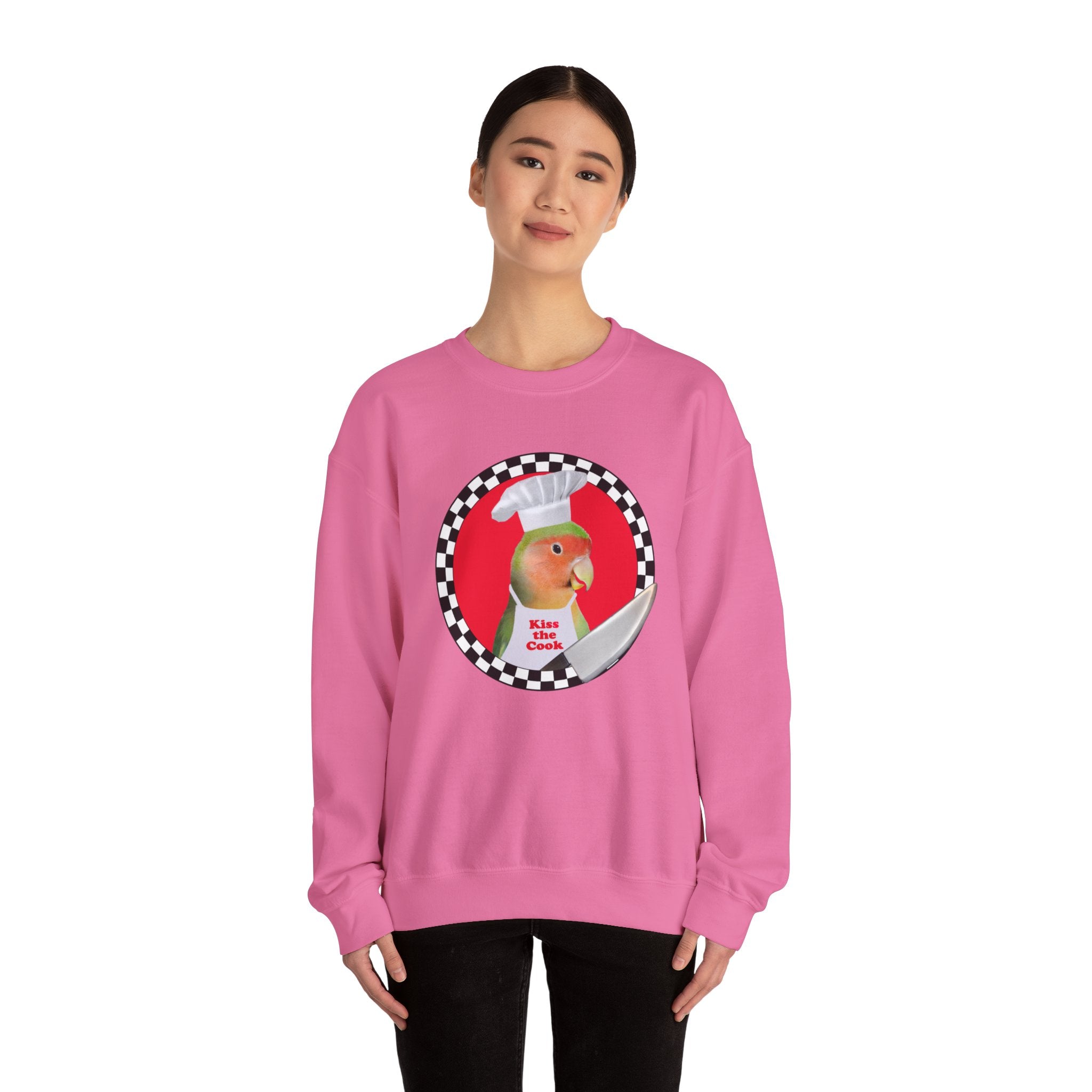 Kiss The Cook Lovebird Sweatshirt