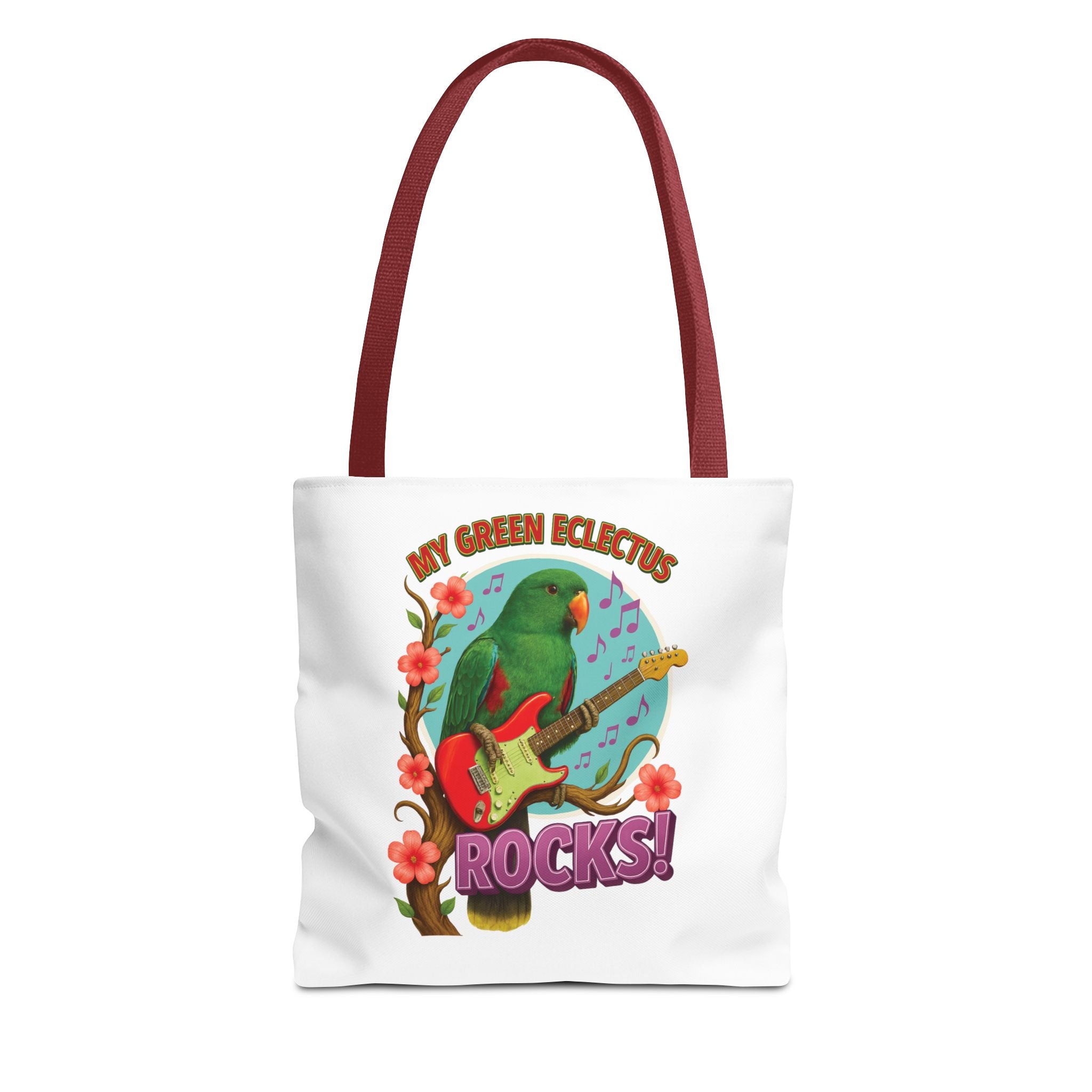 Green Eclectus Tote Bag
