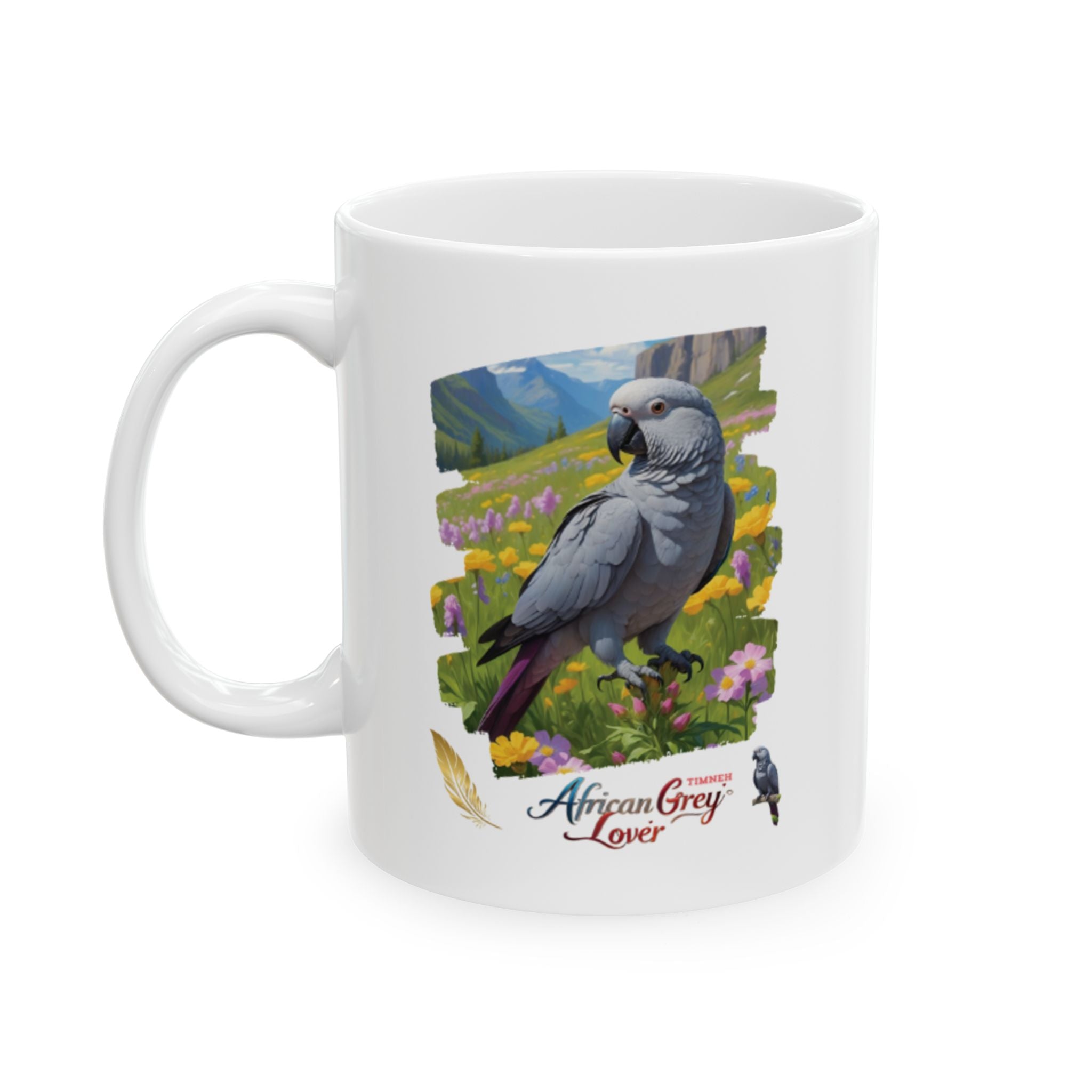African Grey Timneh Lover Mug