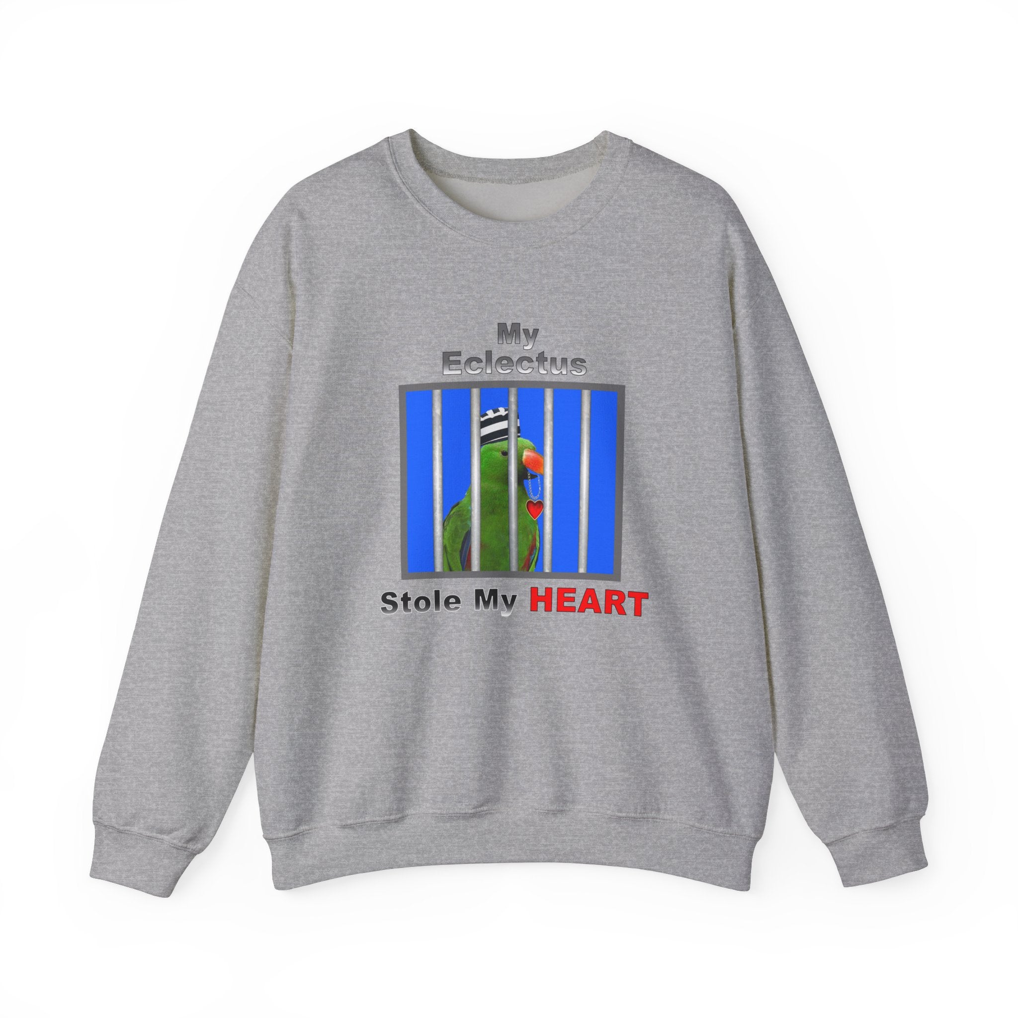 My Green Electus Stole My Heart Sweatshirt
