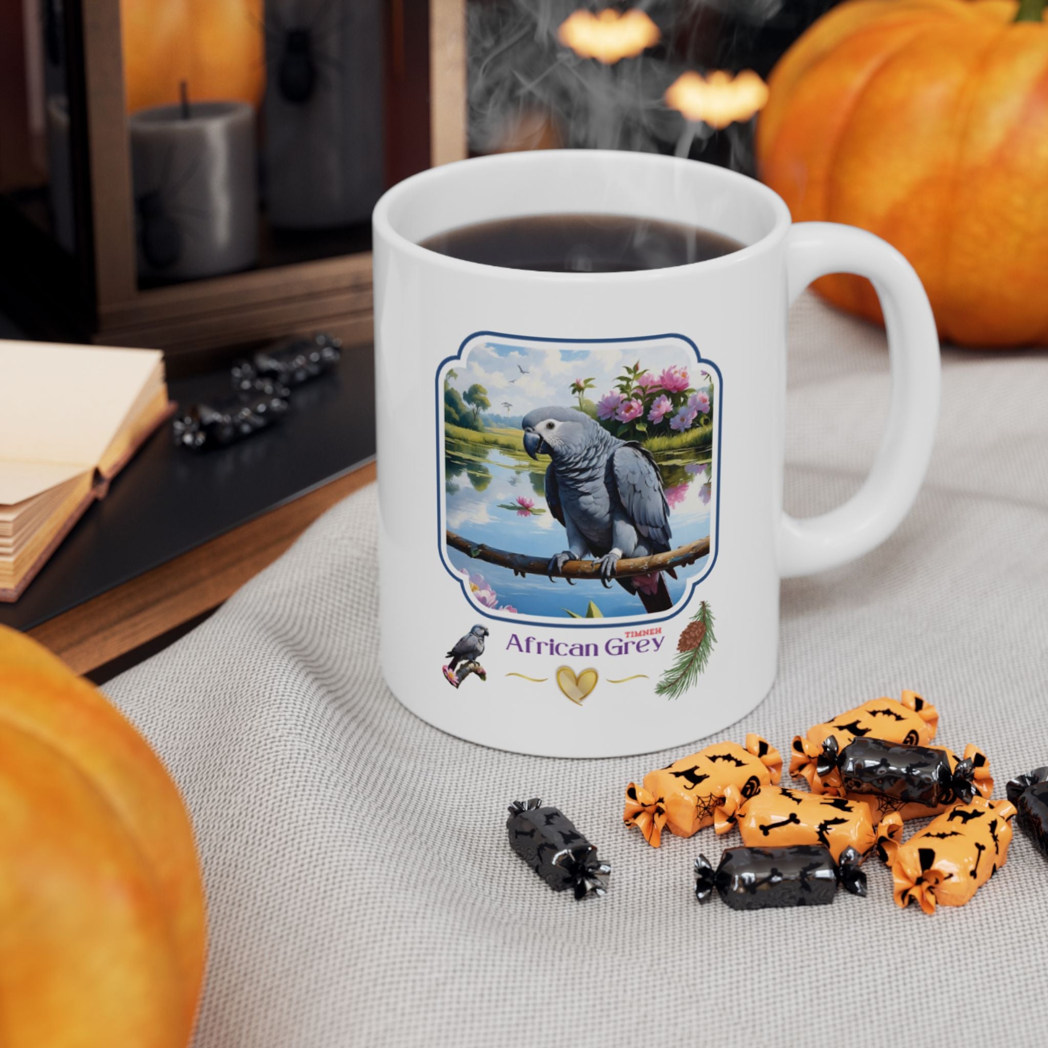African Grey Timneh Lake Mug