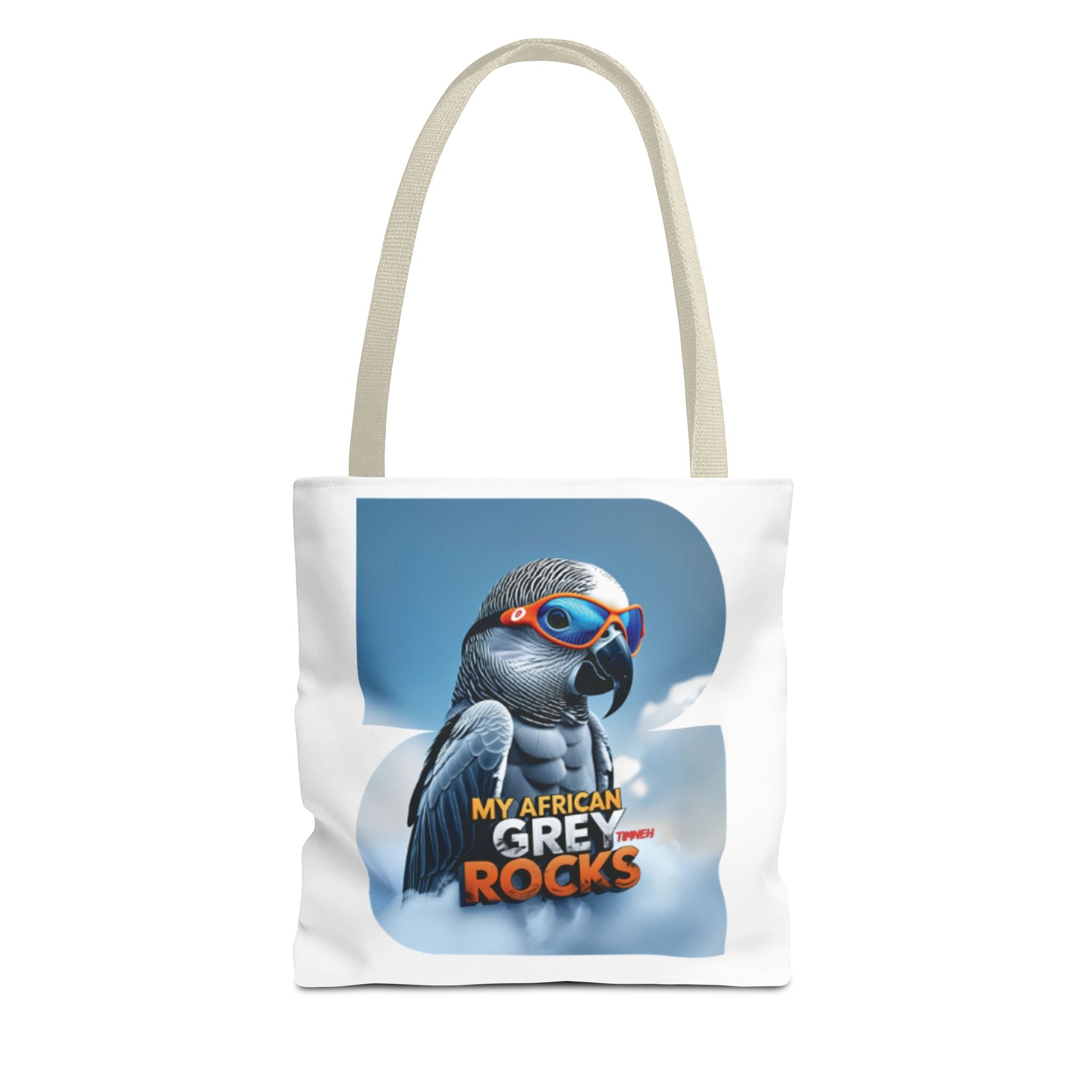 African Grey Timneh Rocks Tote Bag