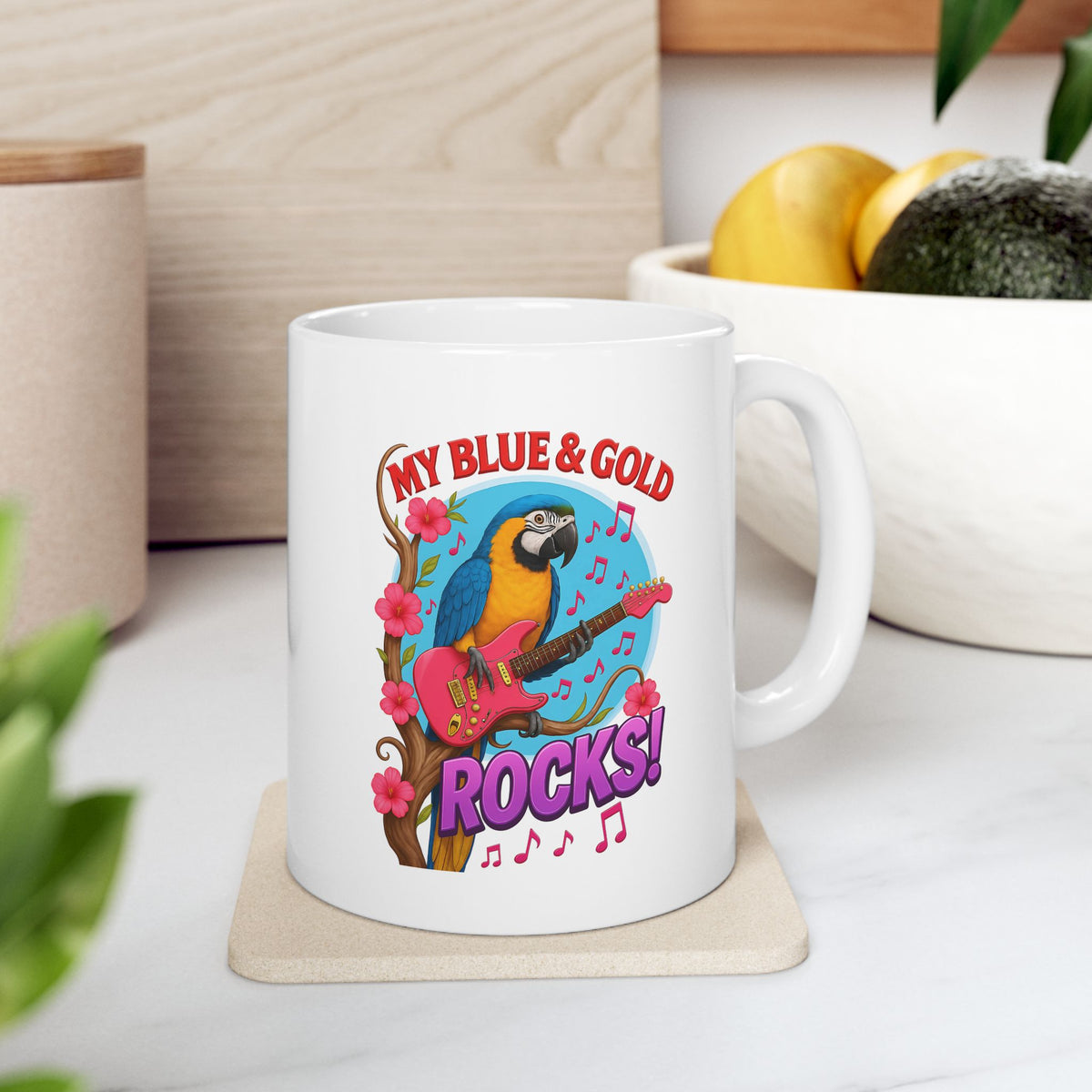 My Blue & Gold Rocks Mug