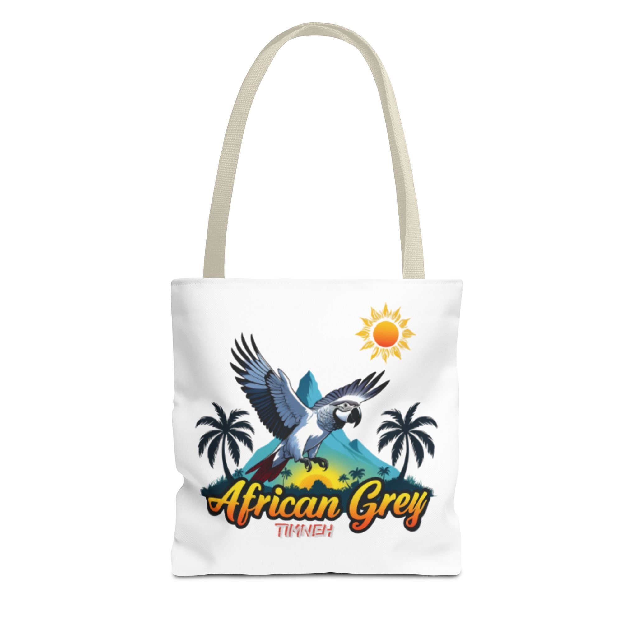 African Grey Timneh Sunrise Tote Bag