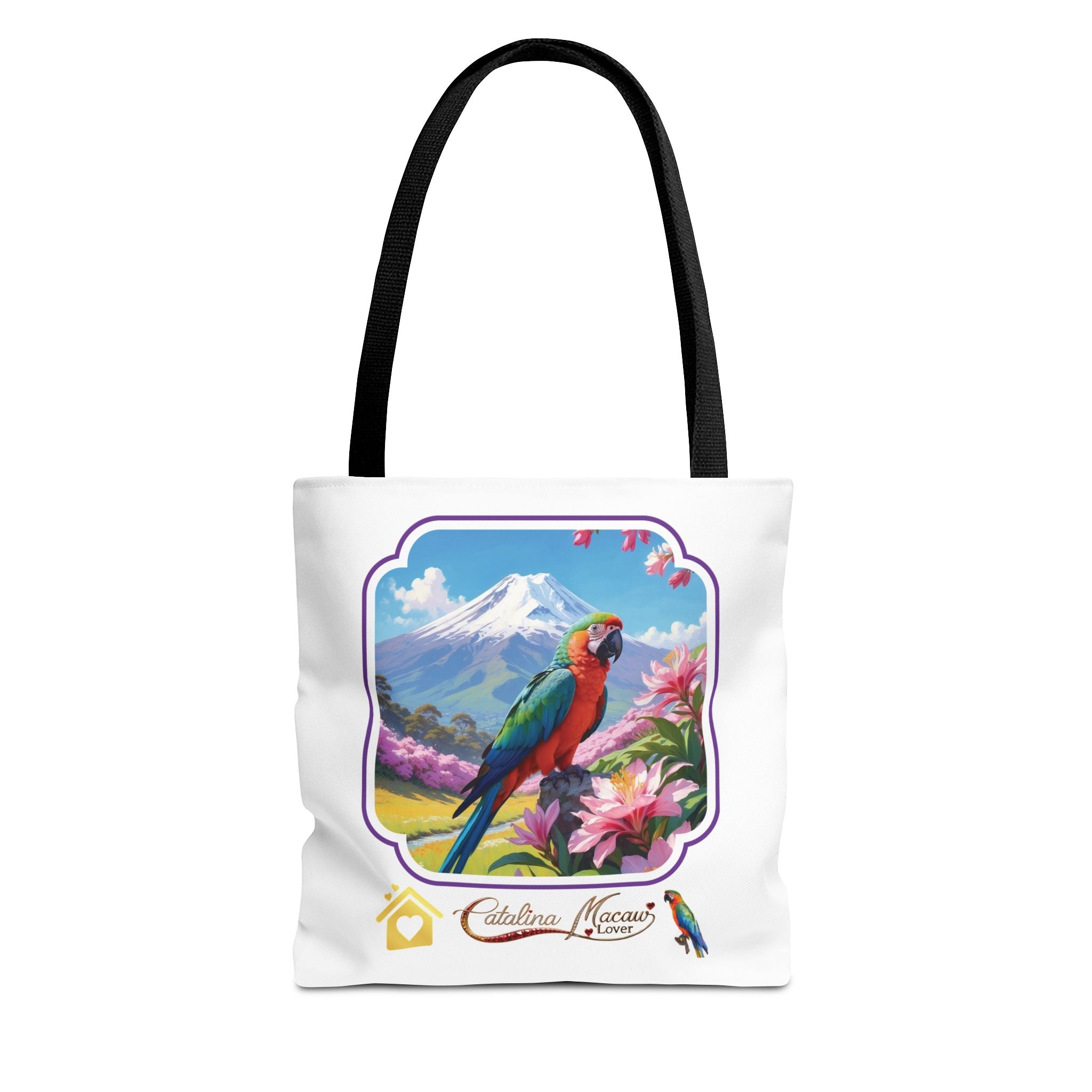 Catalina Macaw Lover Floral Tote Bag