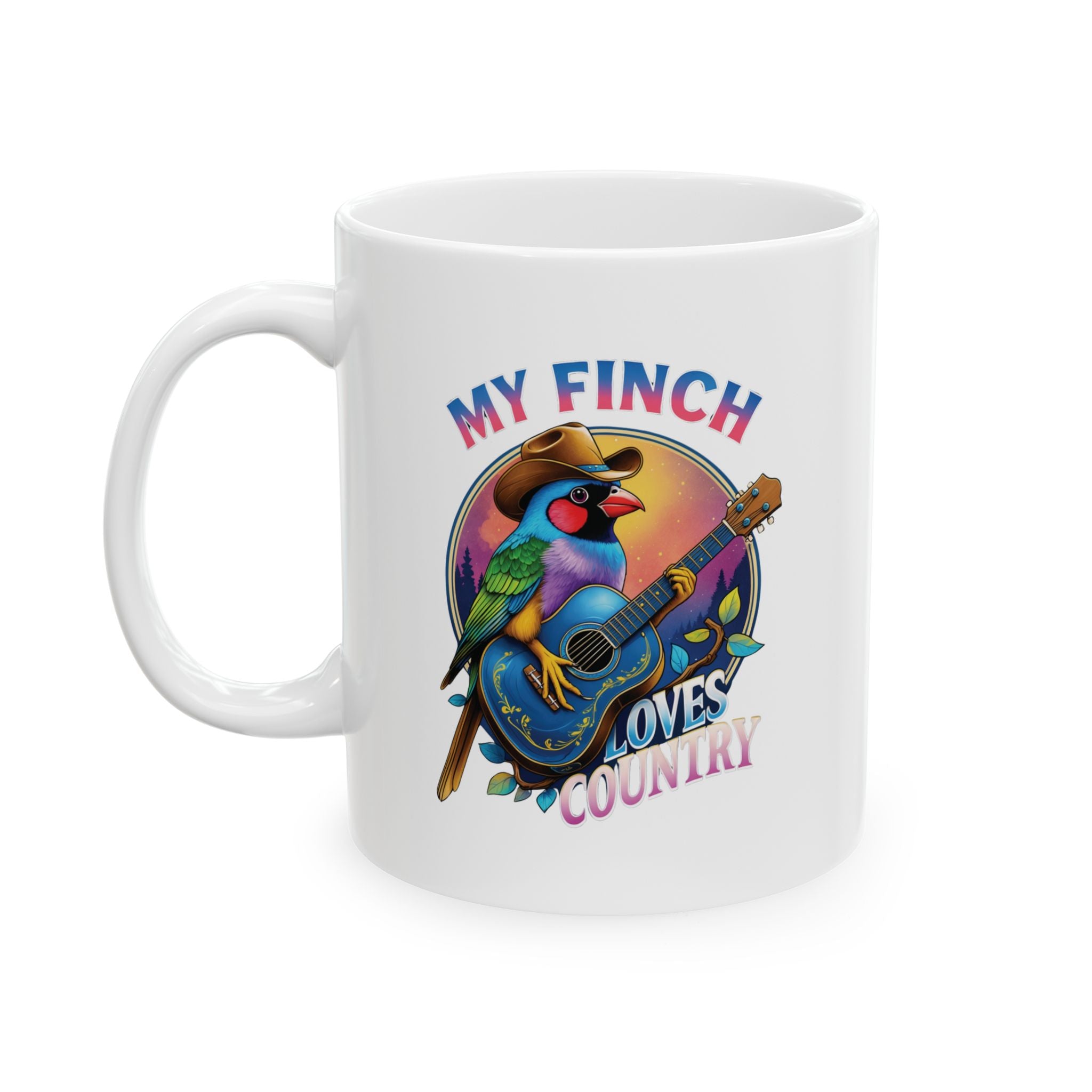 My Finch Loves Country Mug