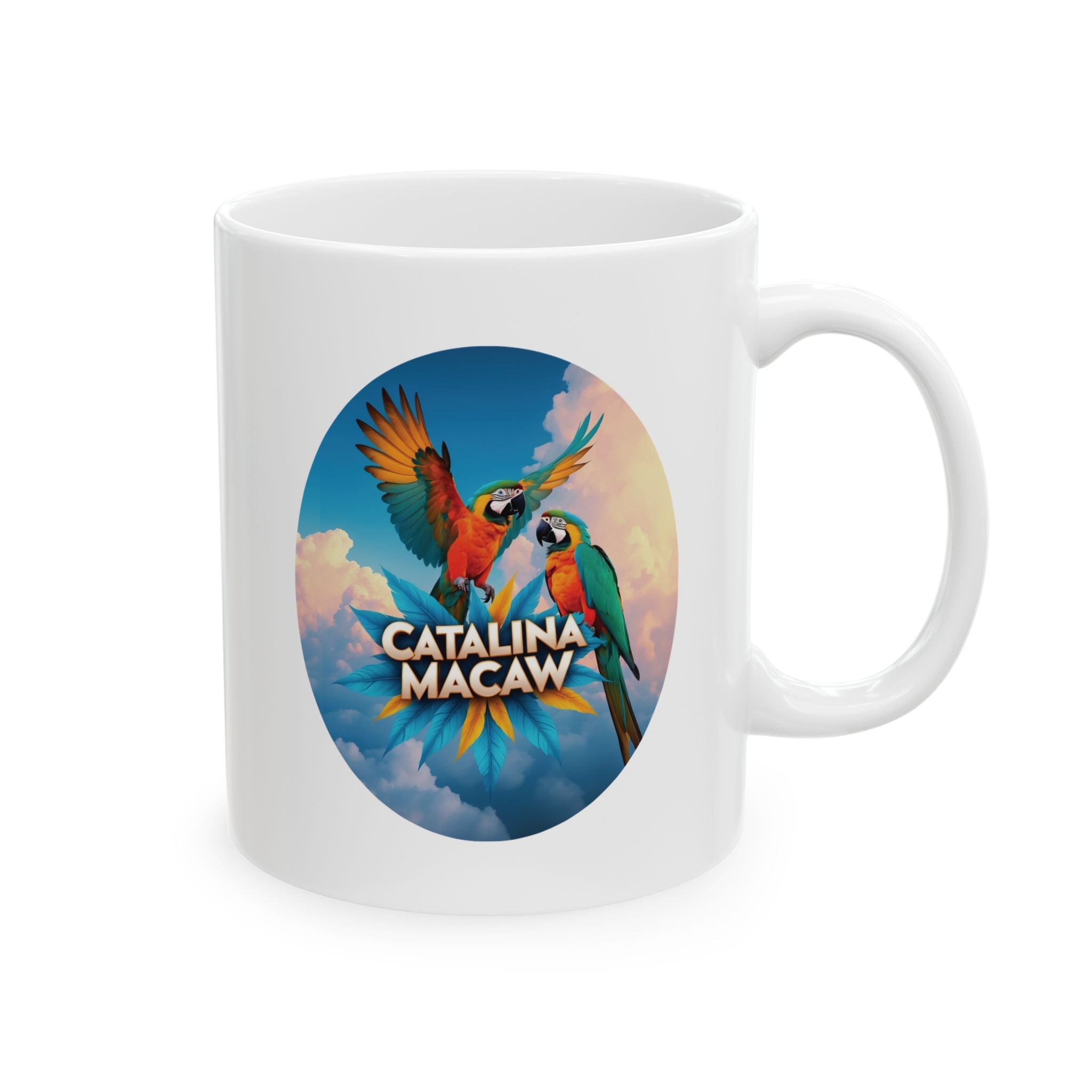 Flying Catalina Macaw Lover Mug