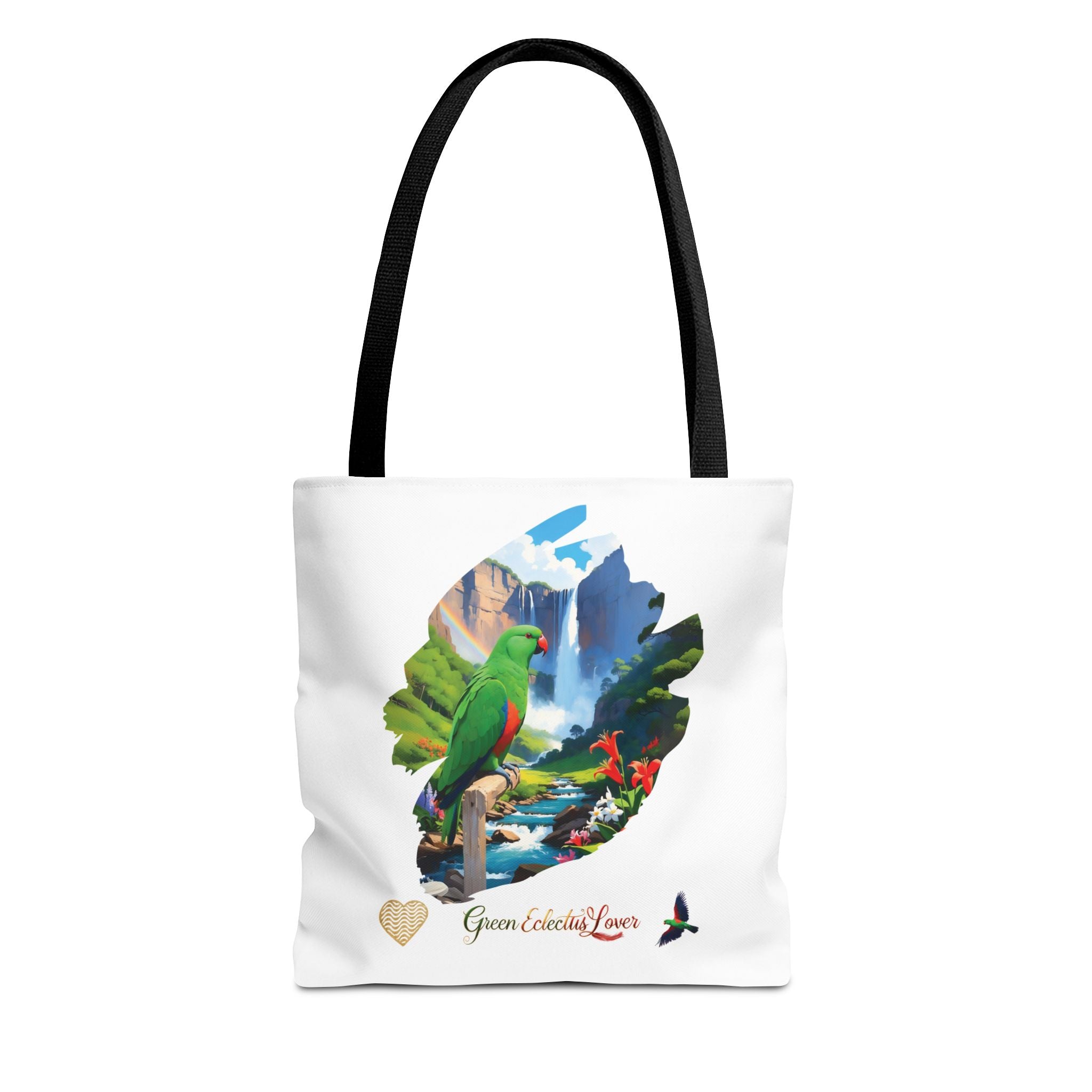 Nature Green Eclectus Lover Tote Bag