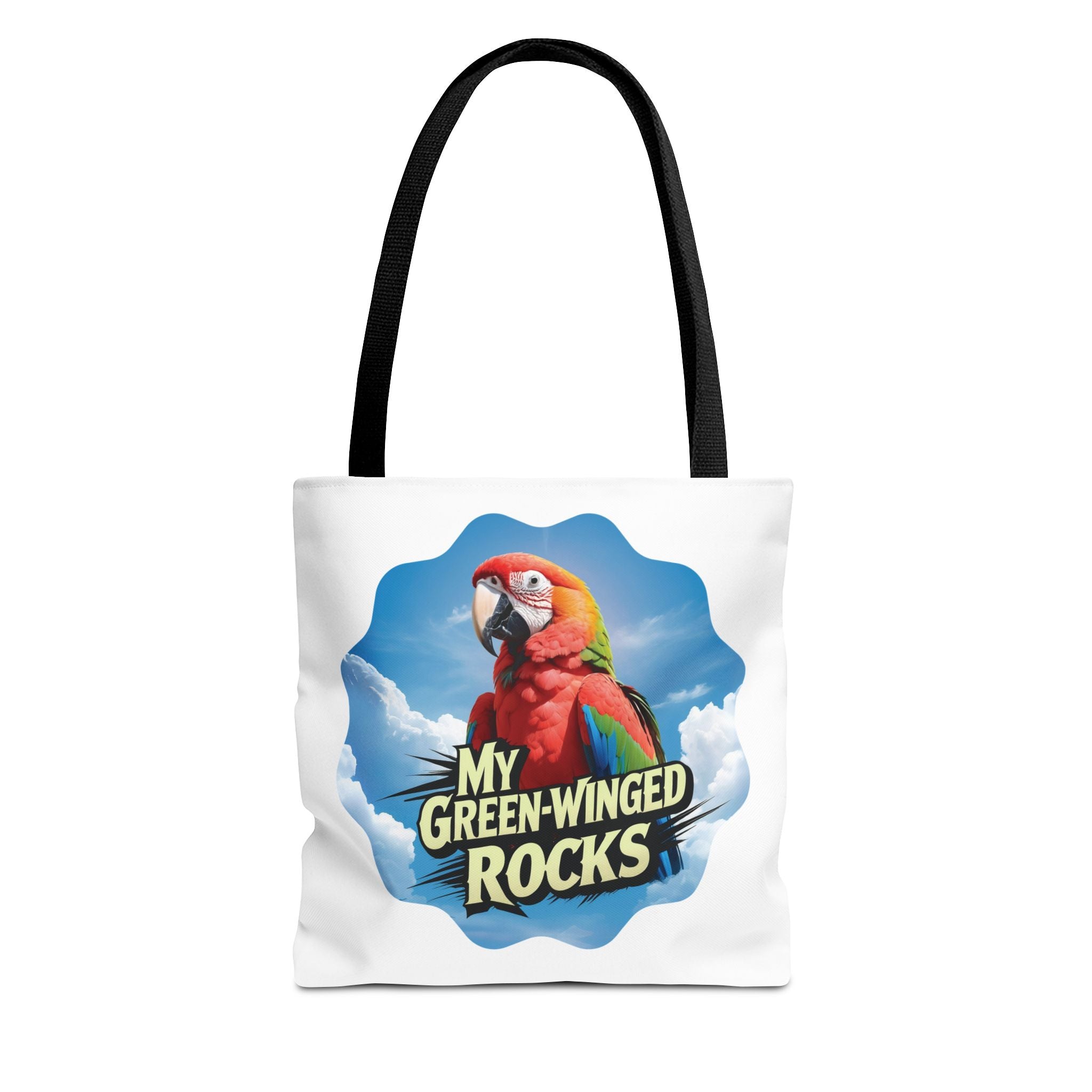 Green Winged Rocks Tote Bag