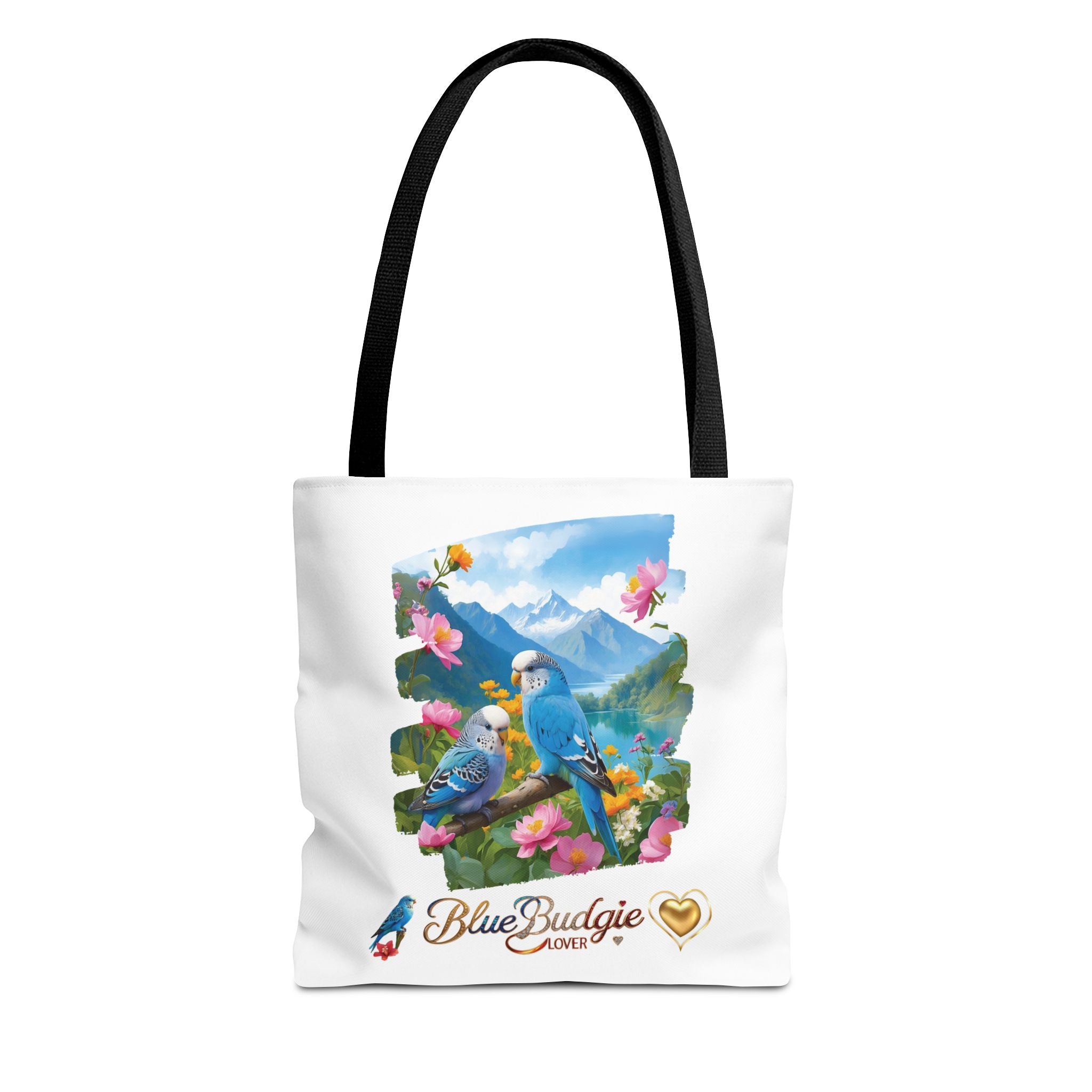 Blue Budgie Lover Nature Tote Bag