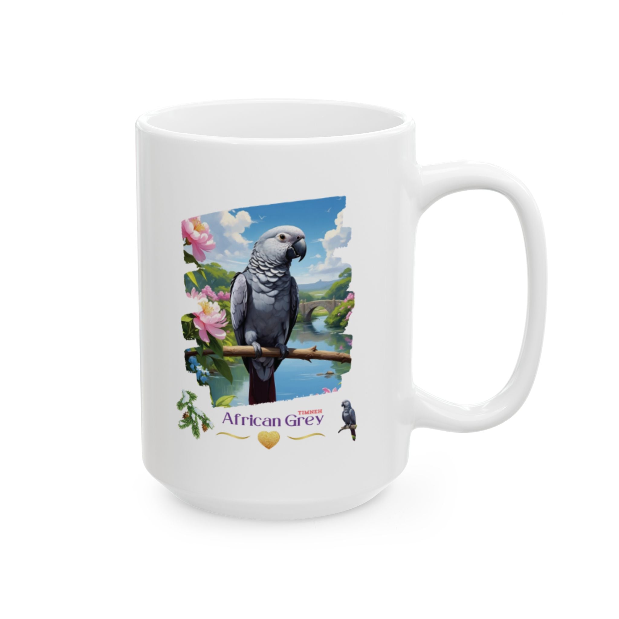 African Grey Timneh Nature Mug