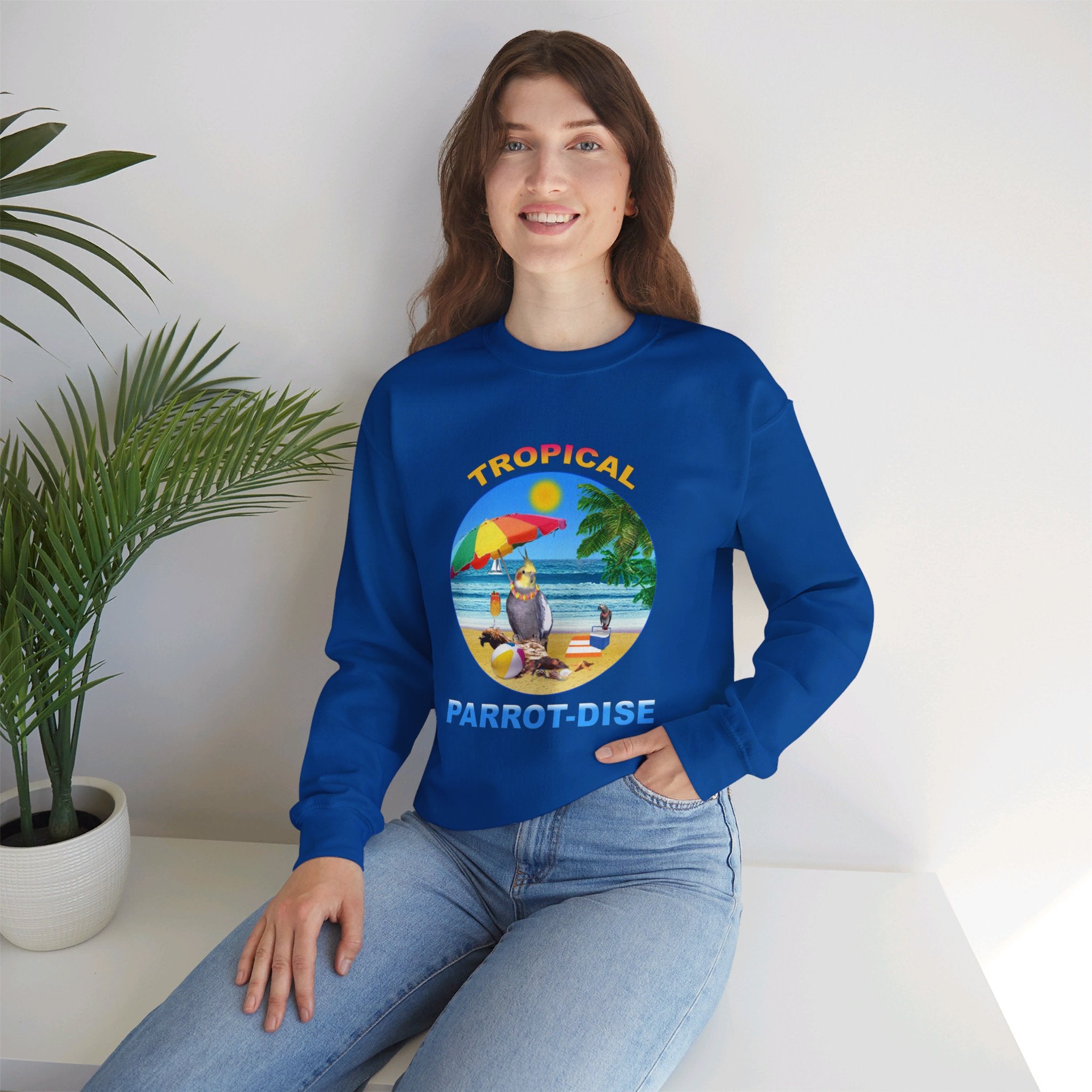 Tropical Parrot-Dise Cockatiel Sweatshirt