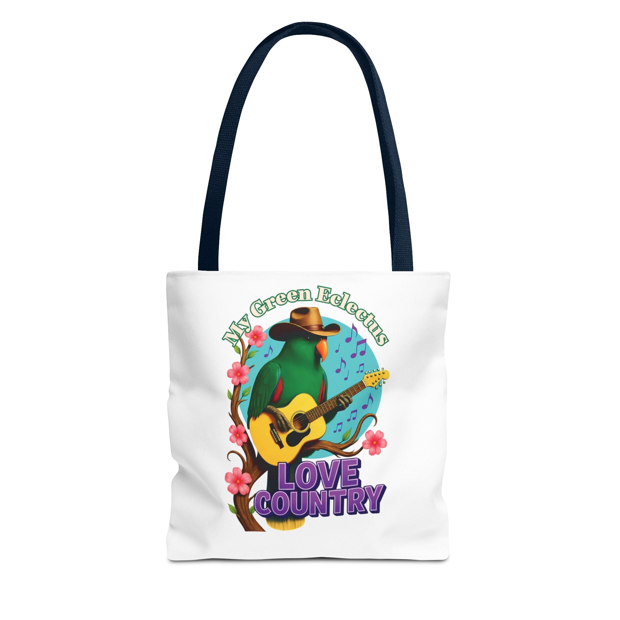 Green Eclectus Tote Bag