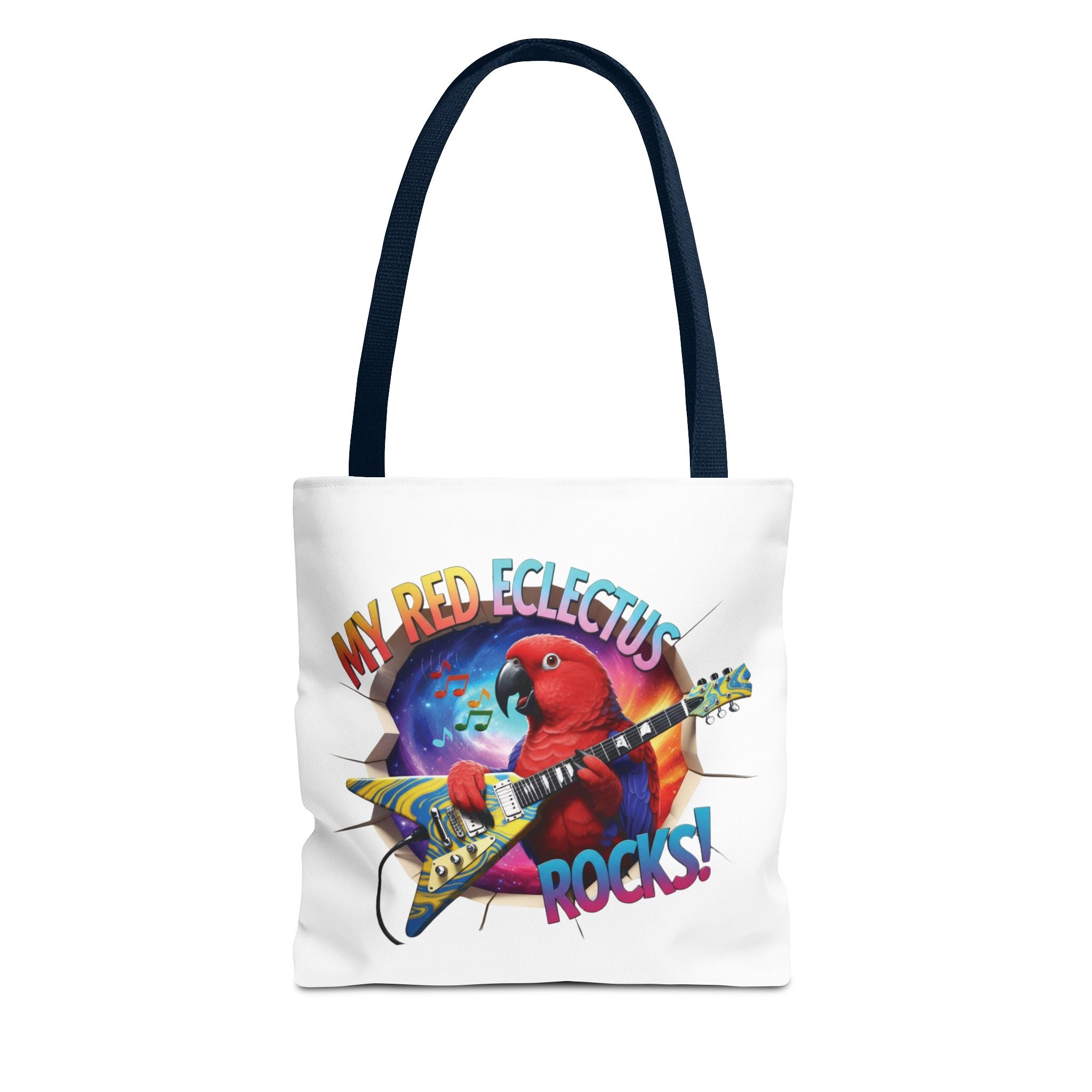 Red Eclectus Breakthrough Tote Bag