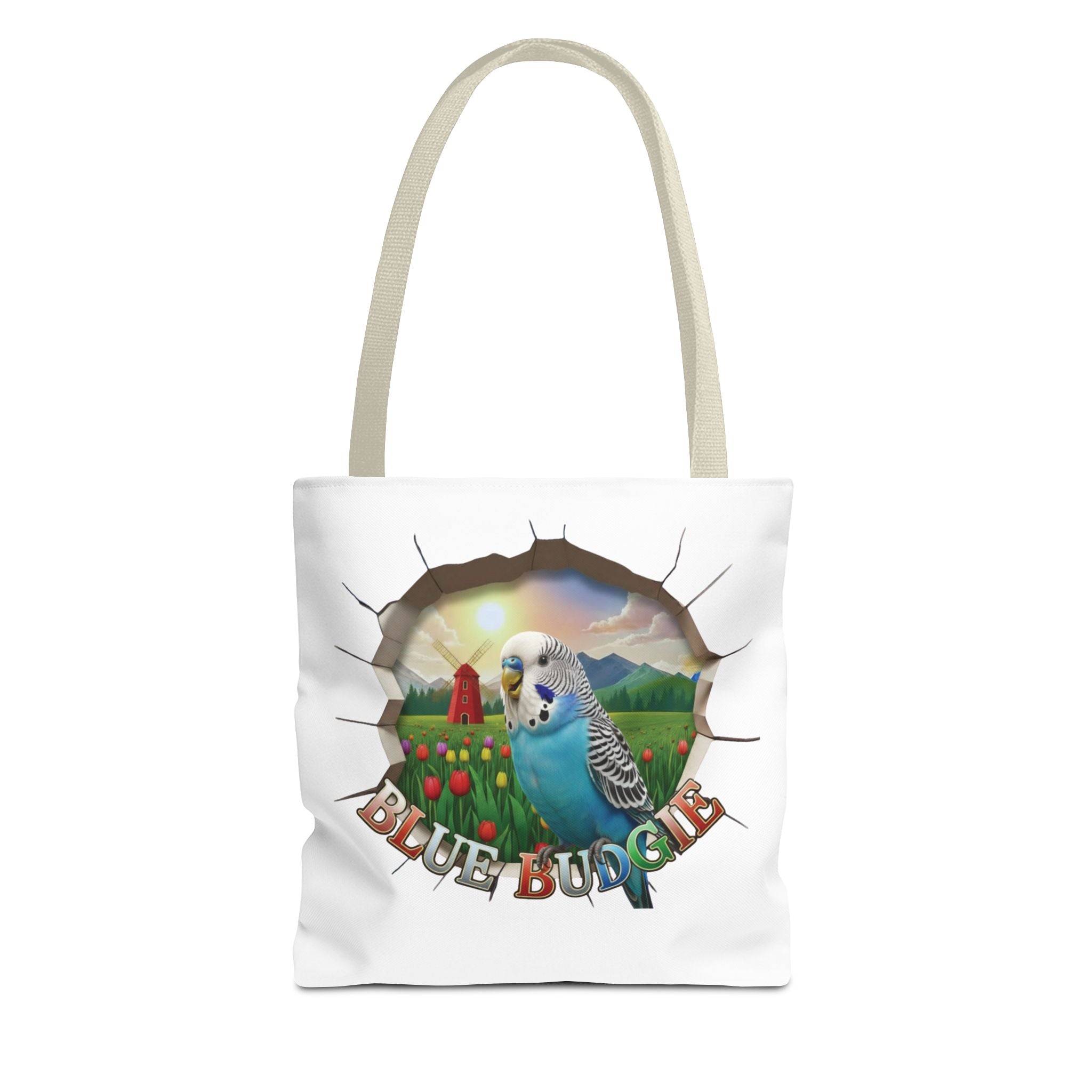 Blue Budgie Nature Tote Bag