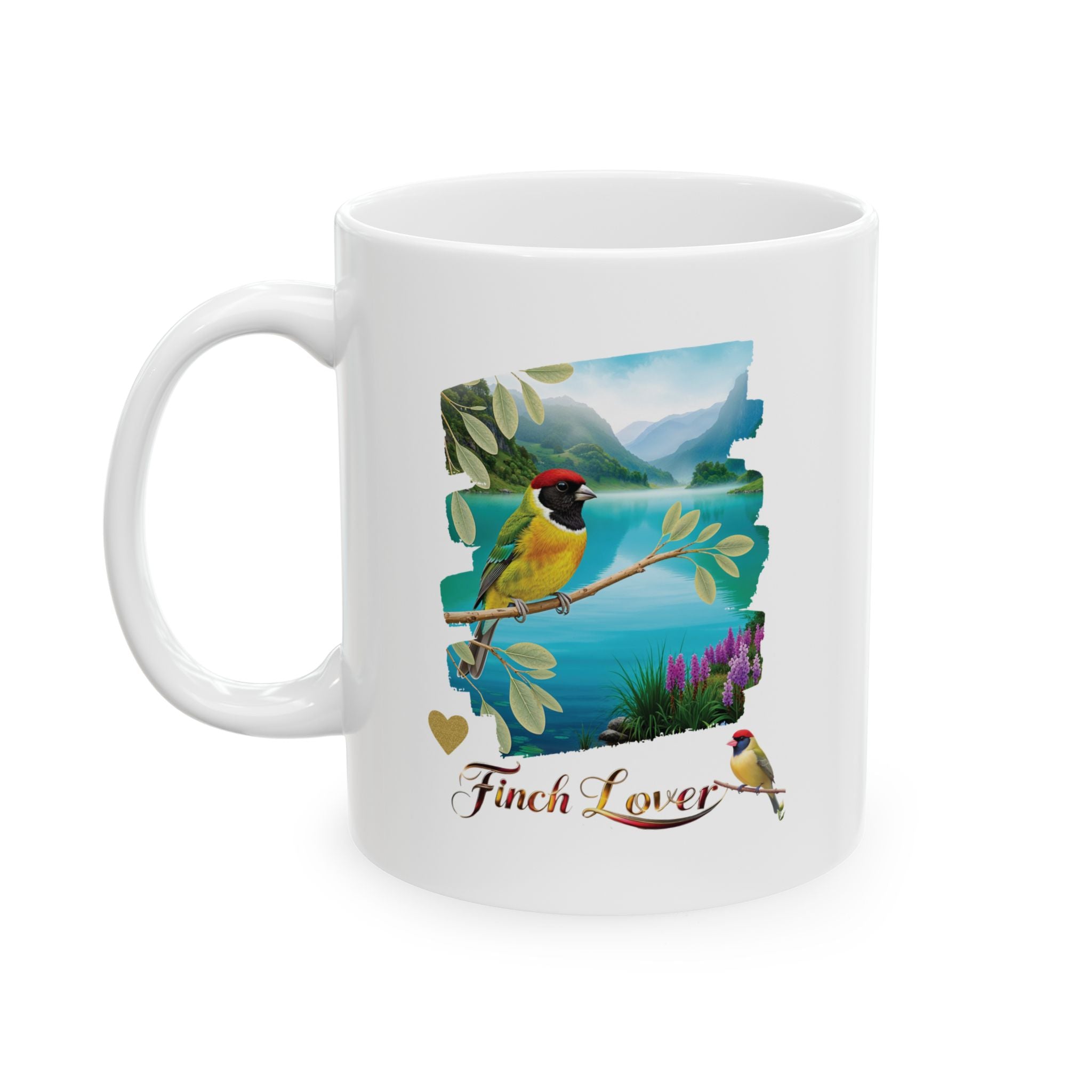 Finch Lover Nature Scenic Mug