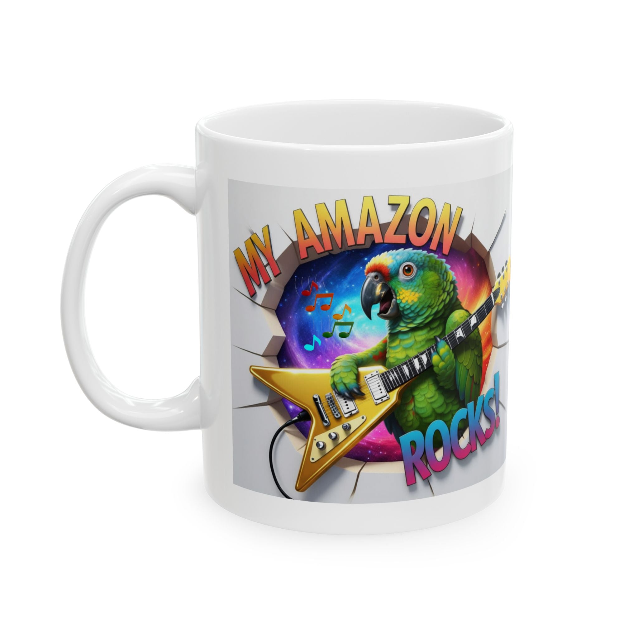 My Amazon Rocks Guitar Mug