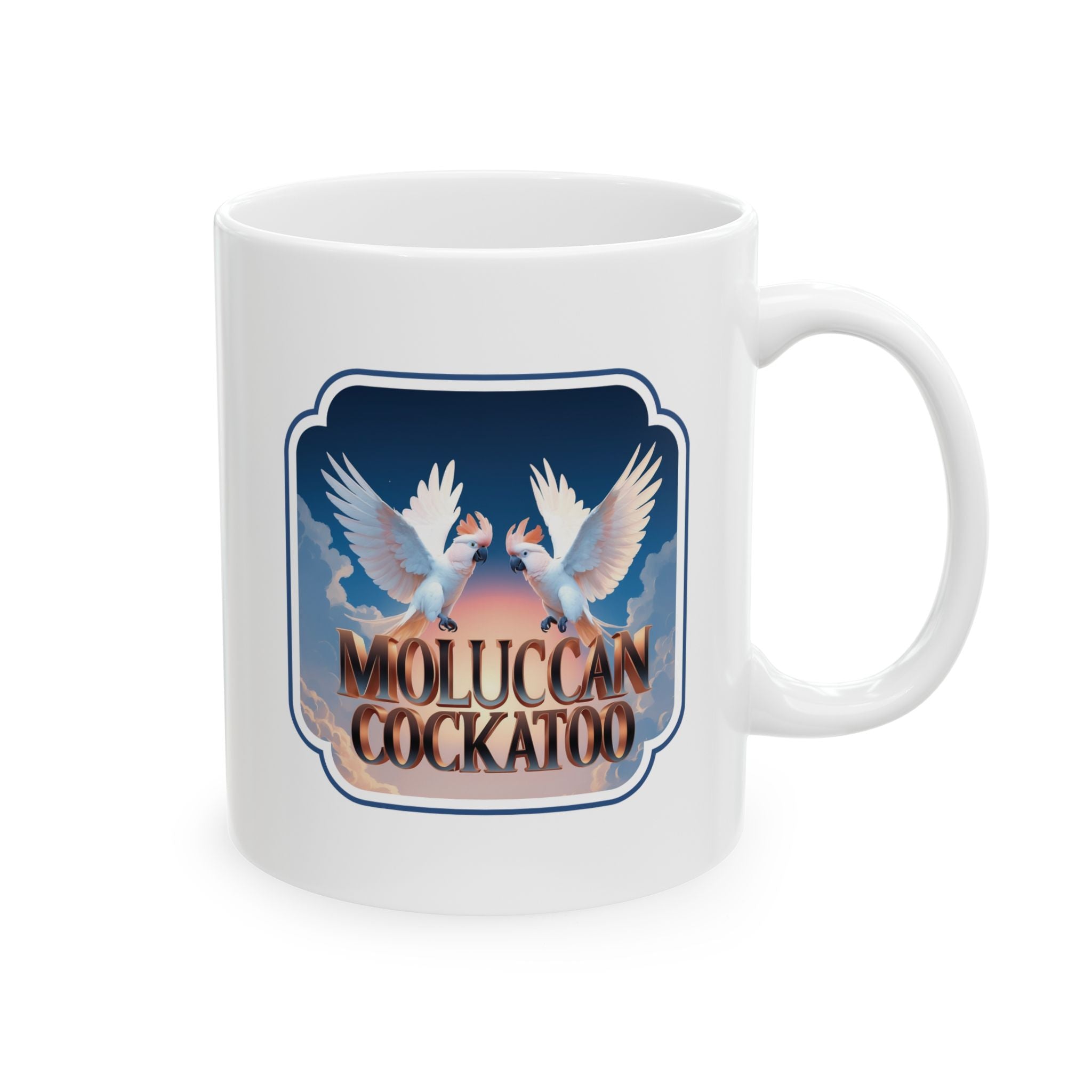 Moluccan Cockatoo Flying Mug