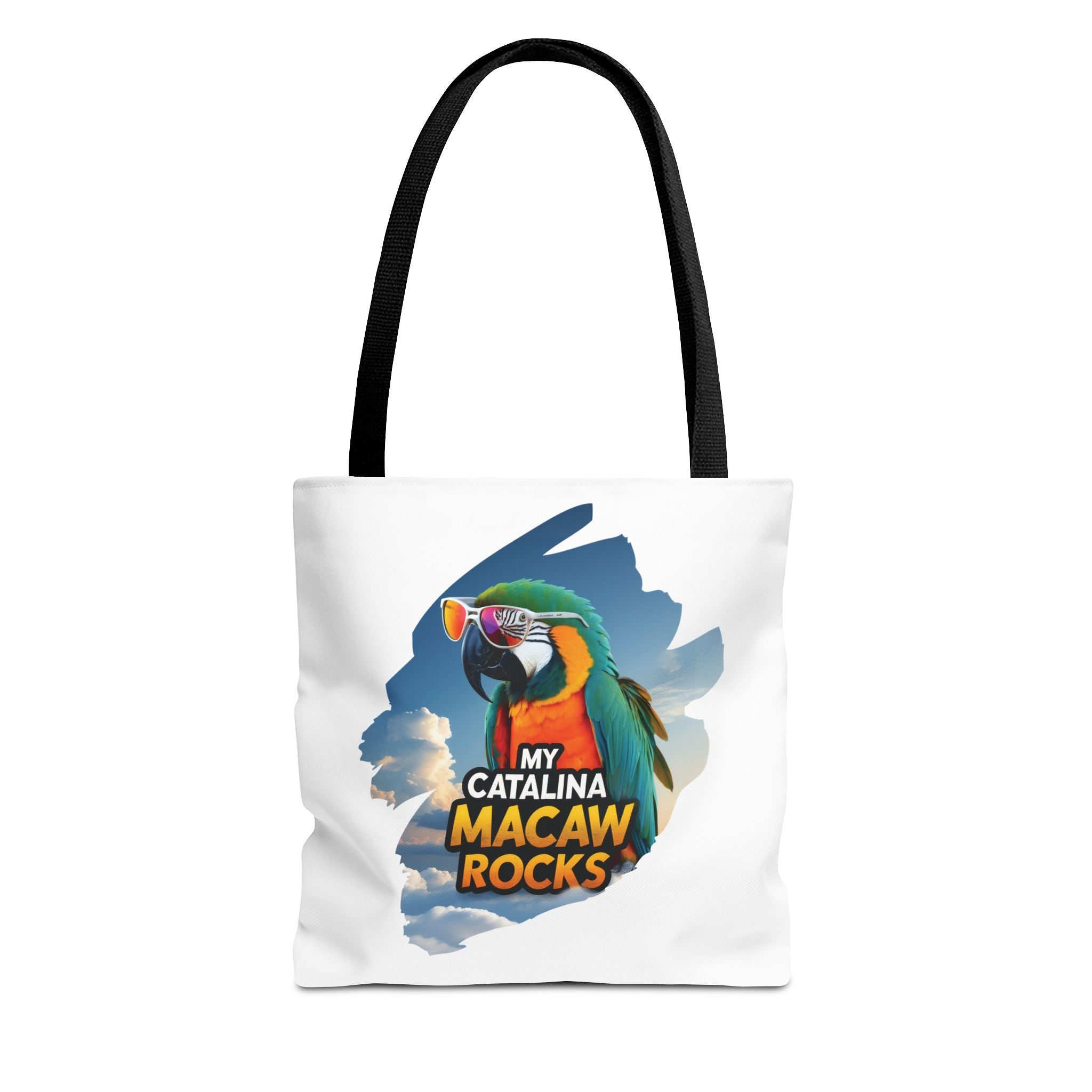 Catalina Macaw Rocks Tote Bag