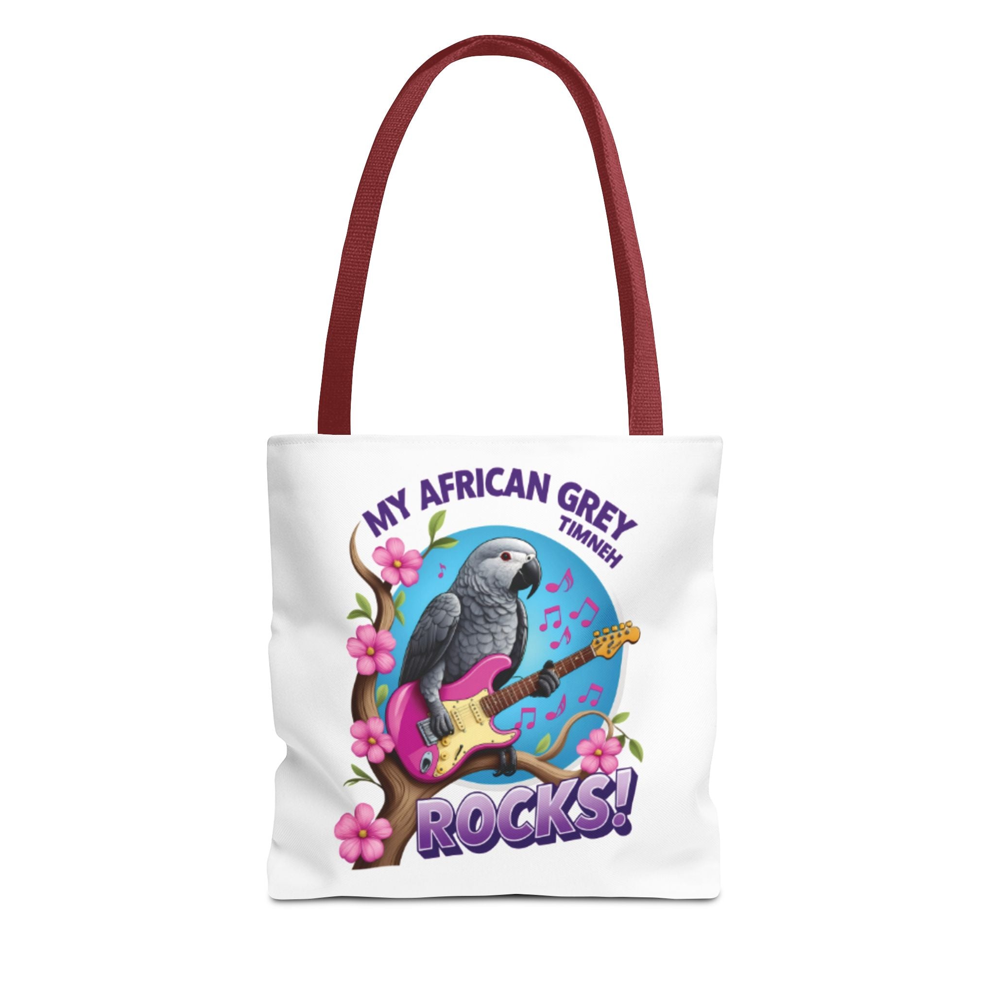 African Grey Timneh Rocks Tote Bag
