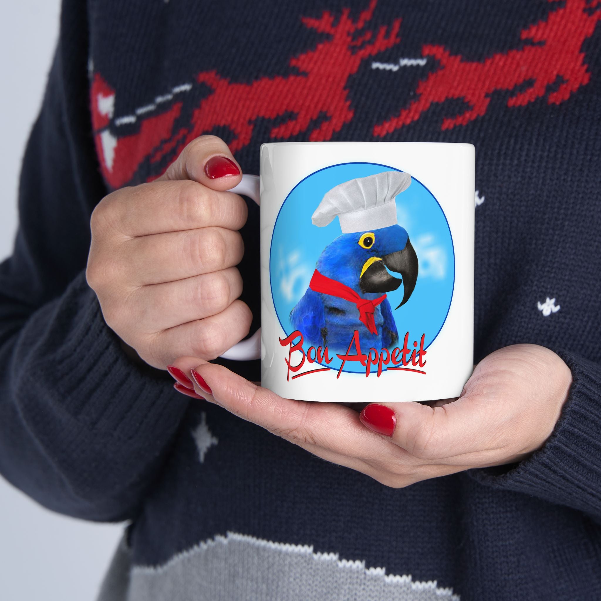 Bon Appetit Hyacinth Mug