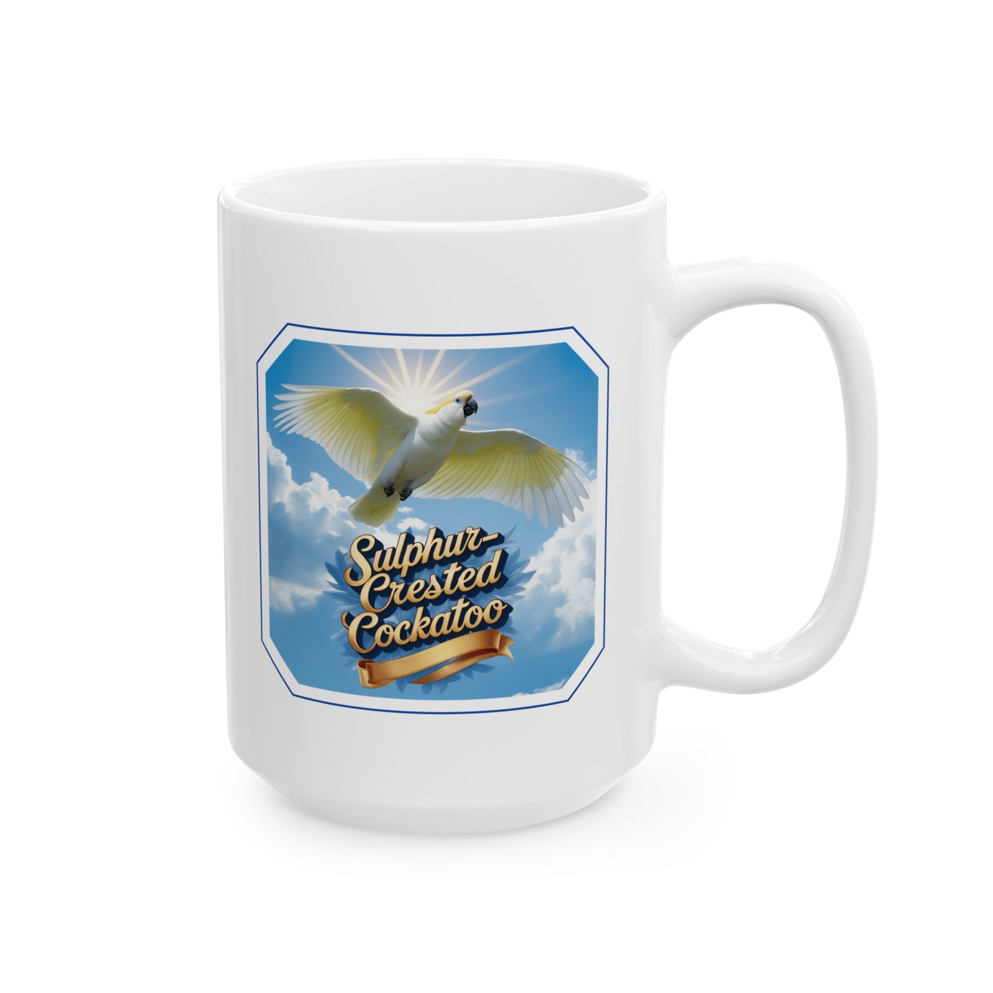 Sulphur Crested Cockatoo Sky Mug