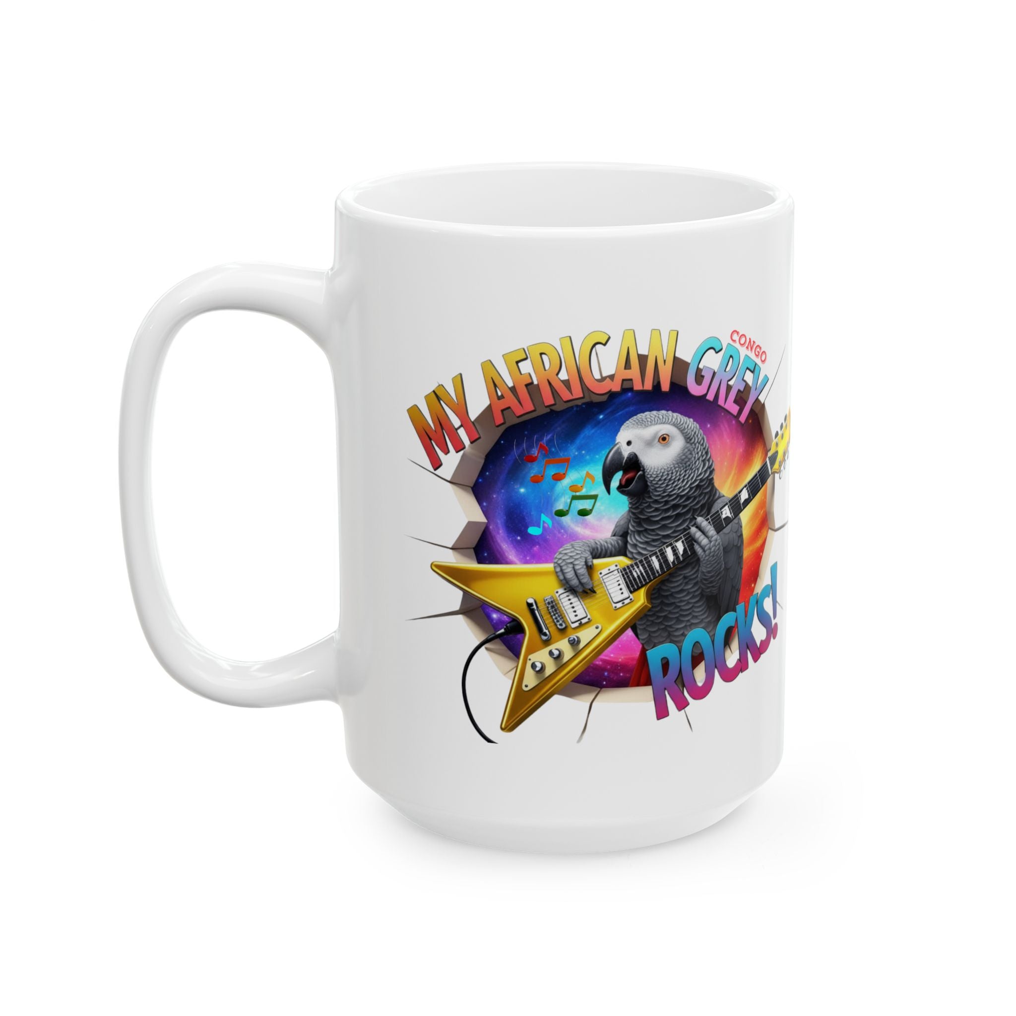 My African Grey Congo Rocks Mug