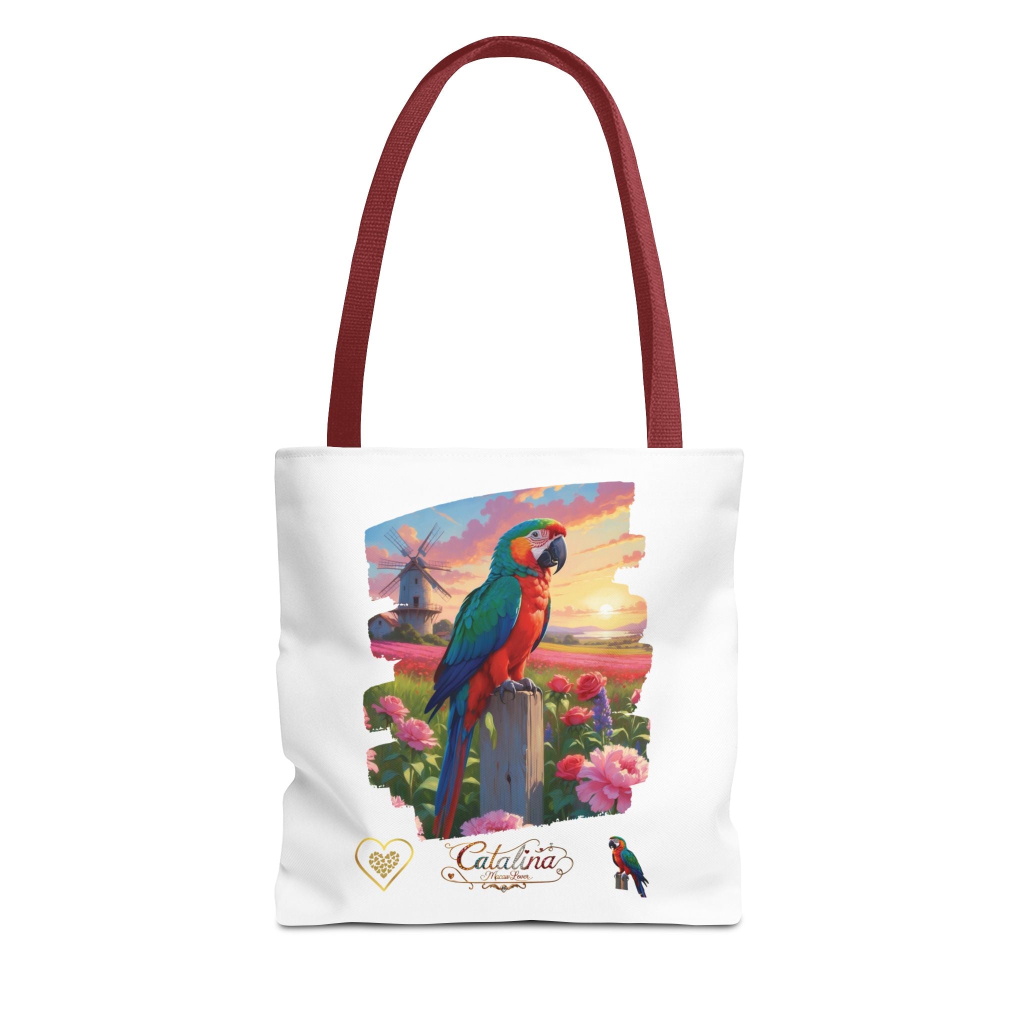 Catalina Macaw Lover Sunset Tote Bag