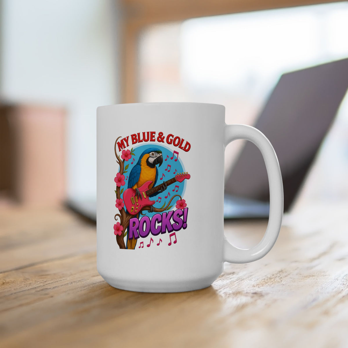 My Blue & Gold Rocks Mug