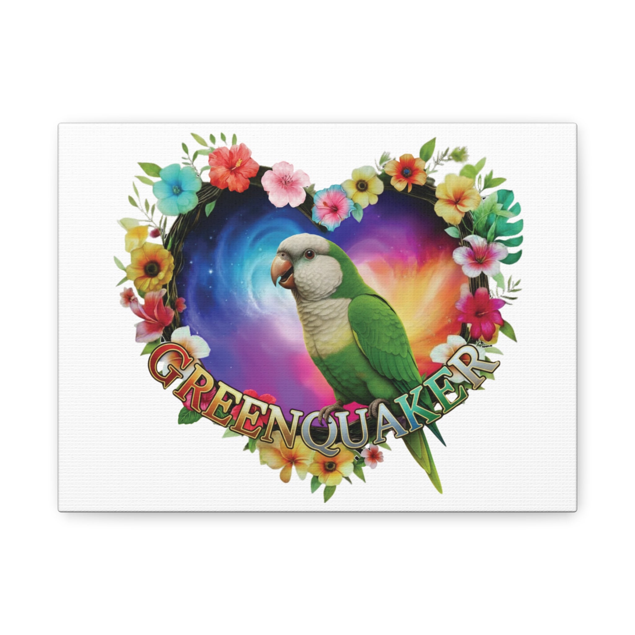 Green Quaker Parrot Wall-Hanging